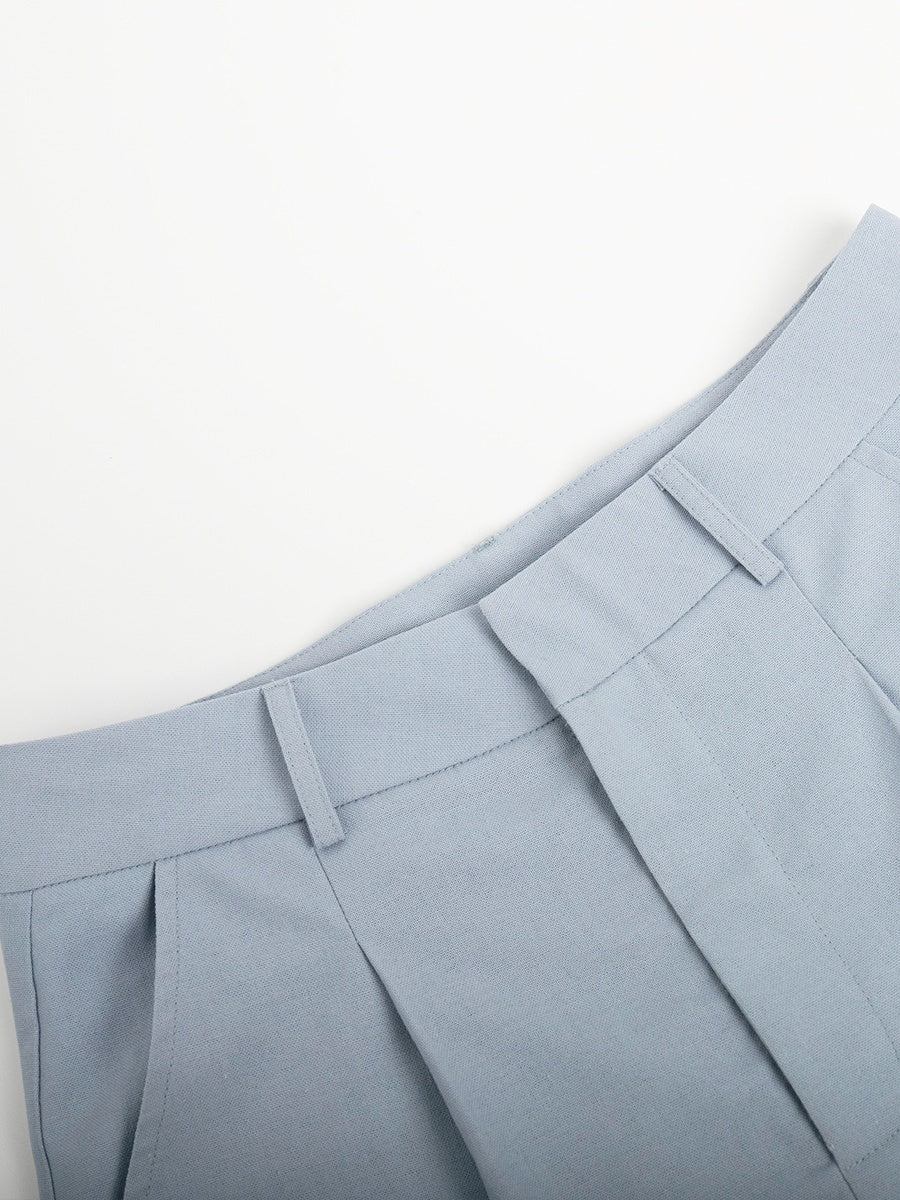 Flax Commuter Vest Loose Shorts Set 2-piece Sets - Image 21