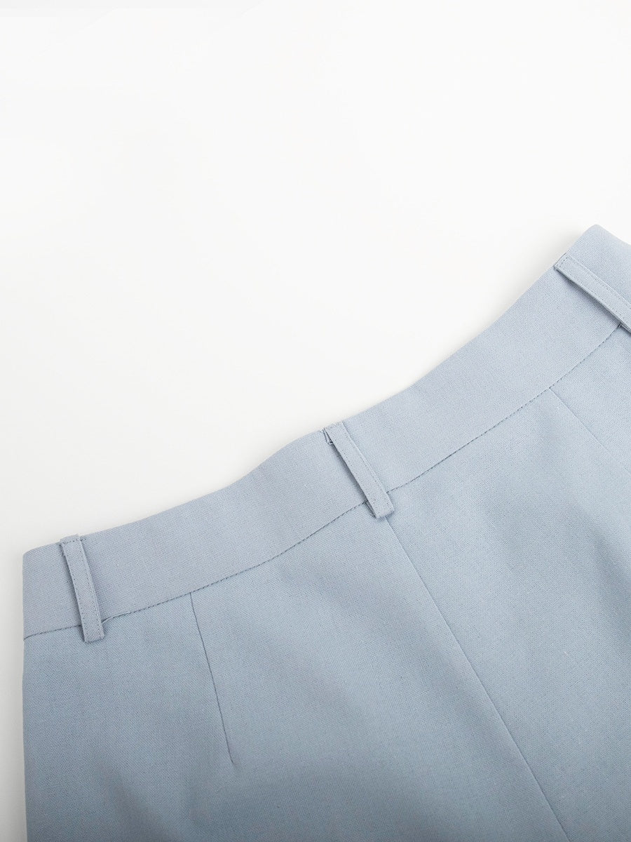 Flax Commuter Vest Loose Shorts Set 2-piece Sets - Image 23