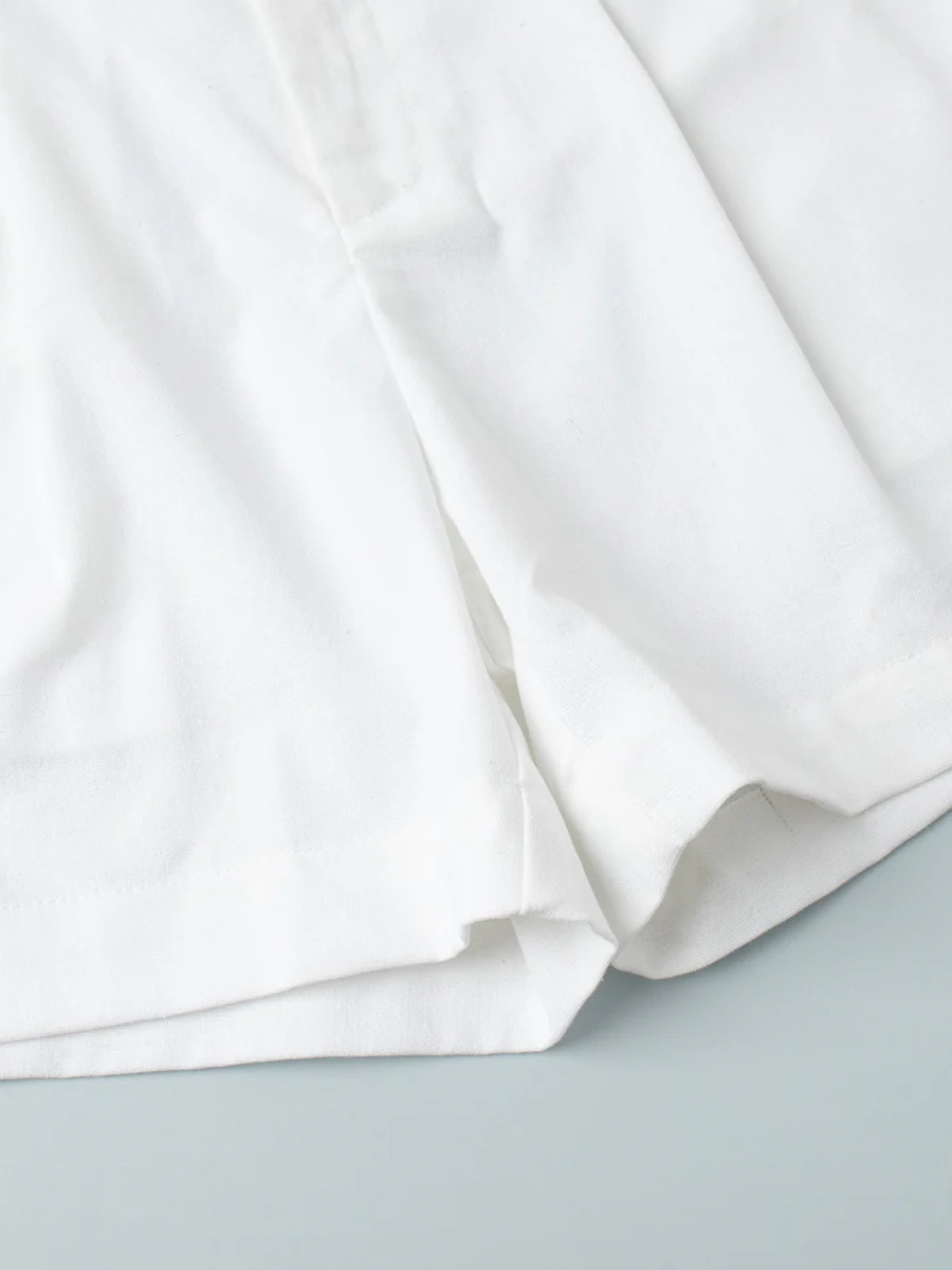 Flax Commuter Vest Loose Shorts Set 2-piece Sets - Image 25