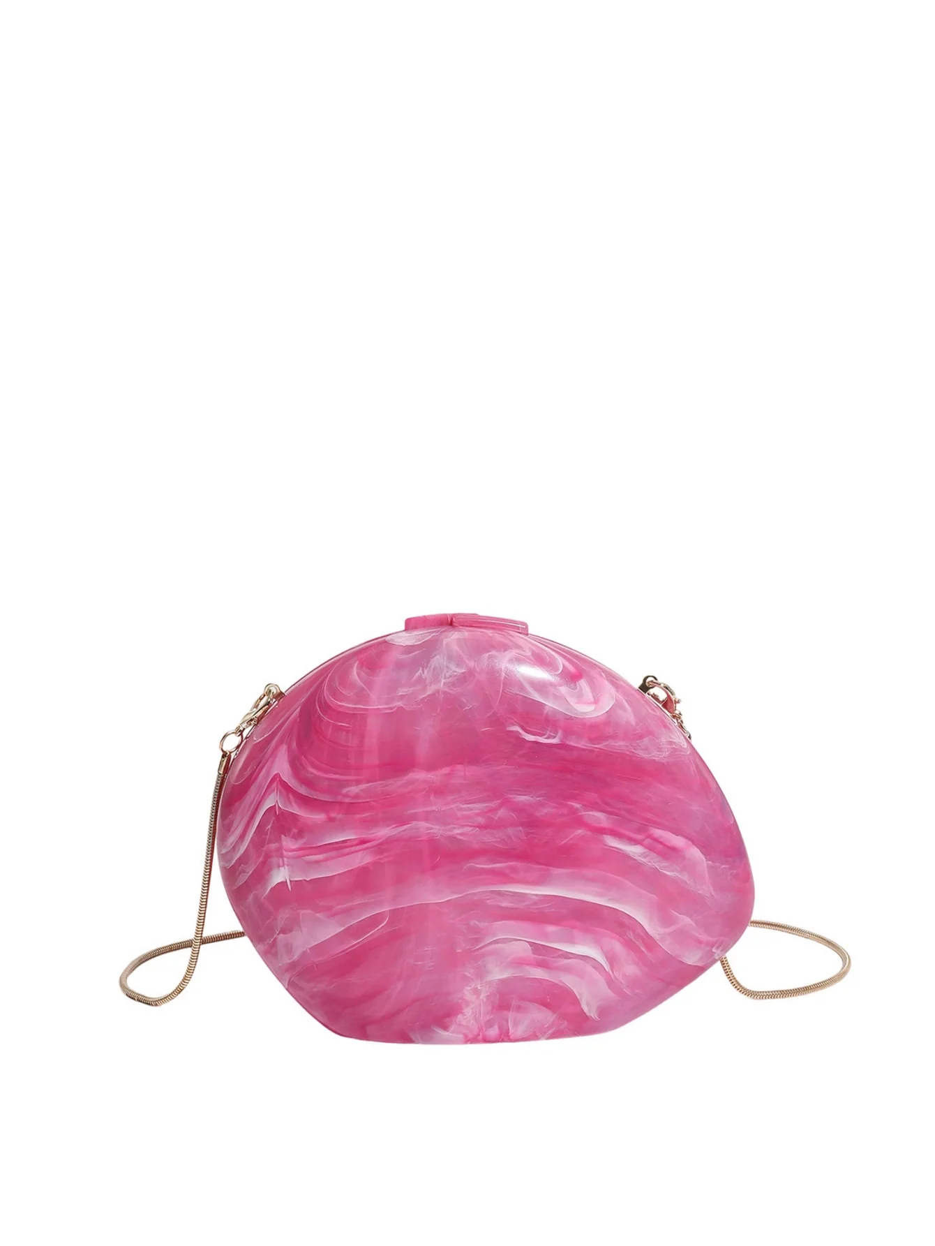 Mirrored Acrylic Evening Fashion Shoulder/Crossbody Bag - Image 18