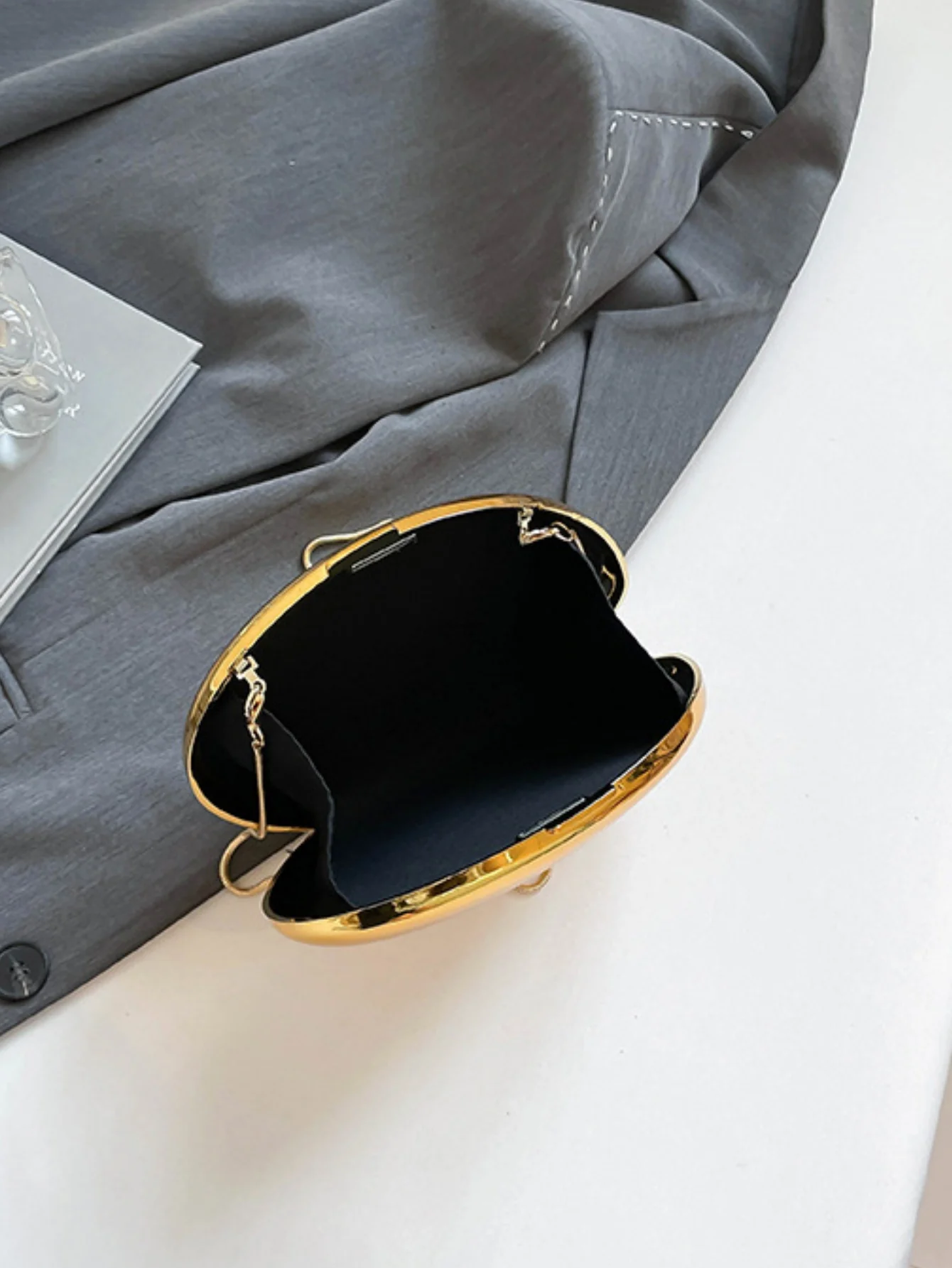 Mirrored Acrylic Evening Fashion Shoulder/Crossbody Bag - Image 33