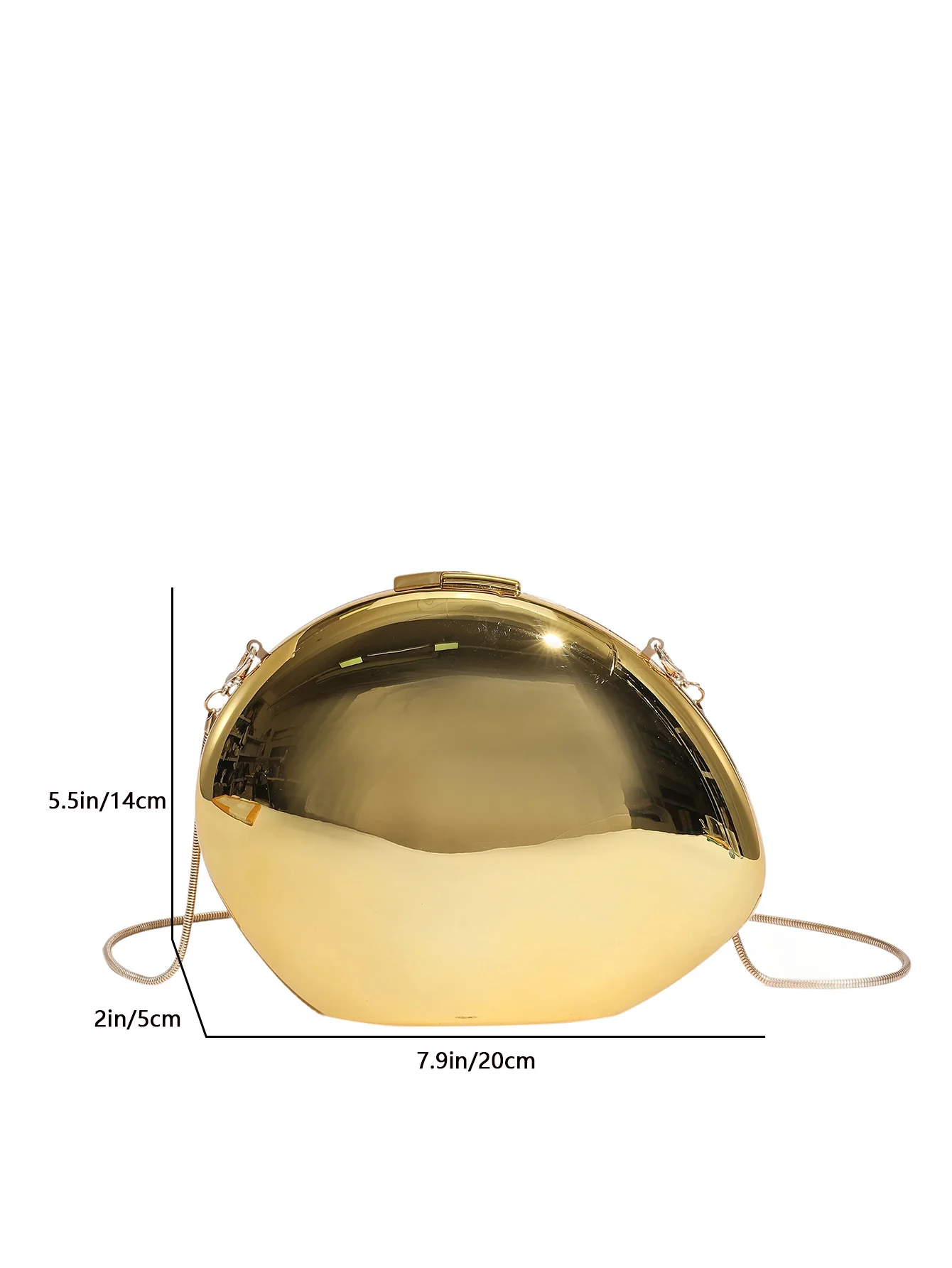Mirrored Acrylic Evening Fashion Shoulder/Crossbody Bag - Image 36