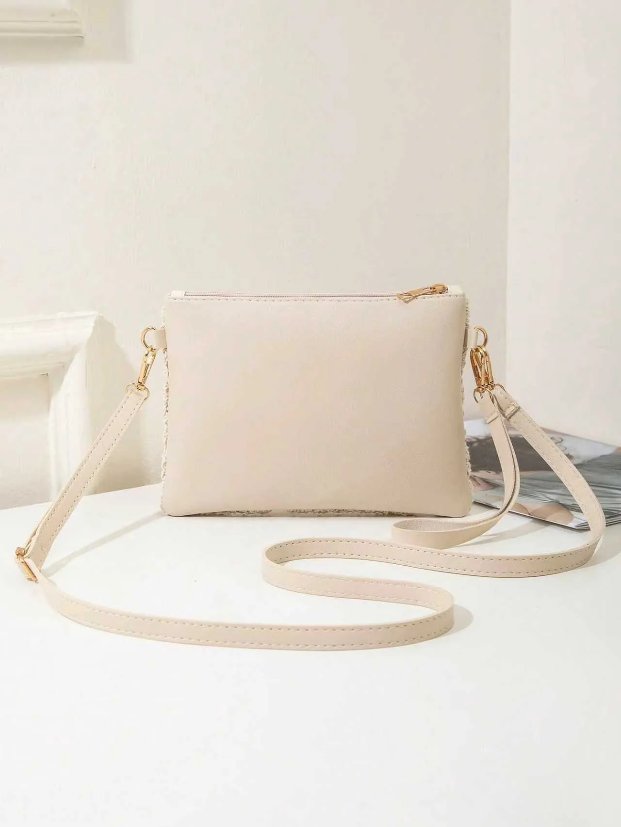 Vacation Lace Cutout Crossbody Bag - Image 7
