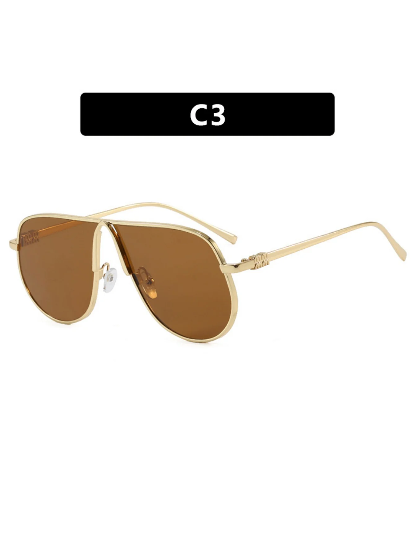 Full-rimmed Aviator Sunglasses - Image 7