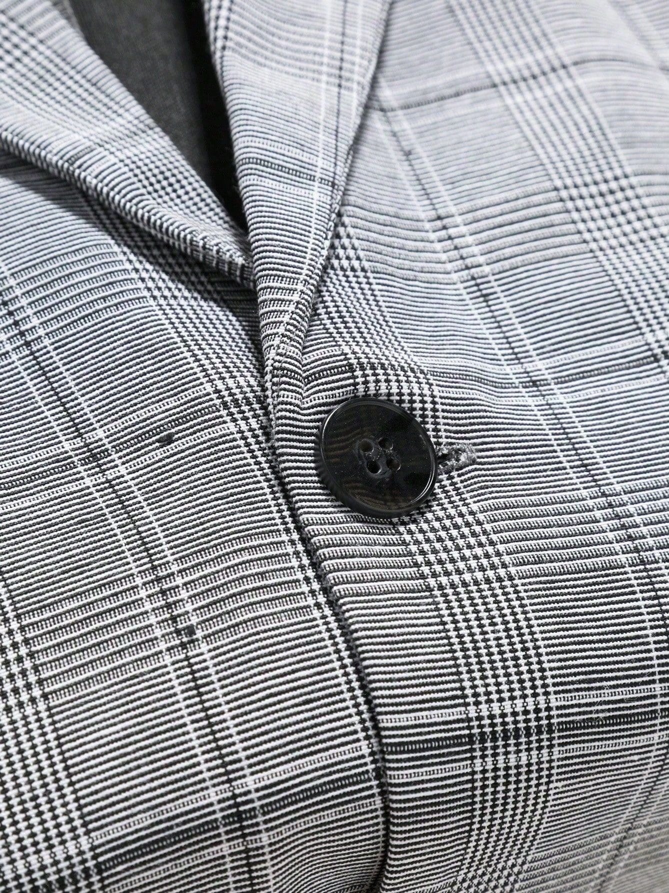 Plaid Slim-fit Business Suit 2-piece Sets Set - Image 8
