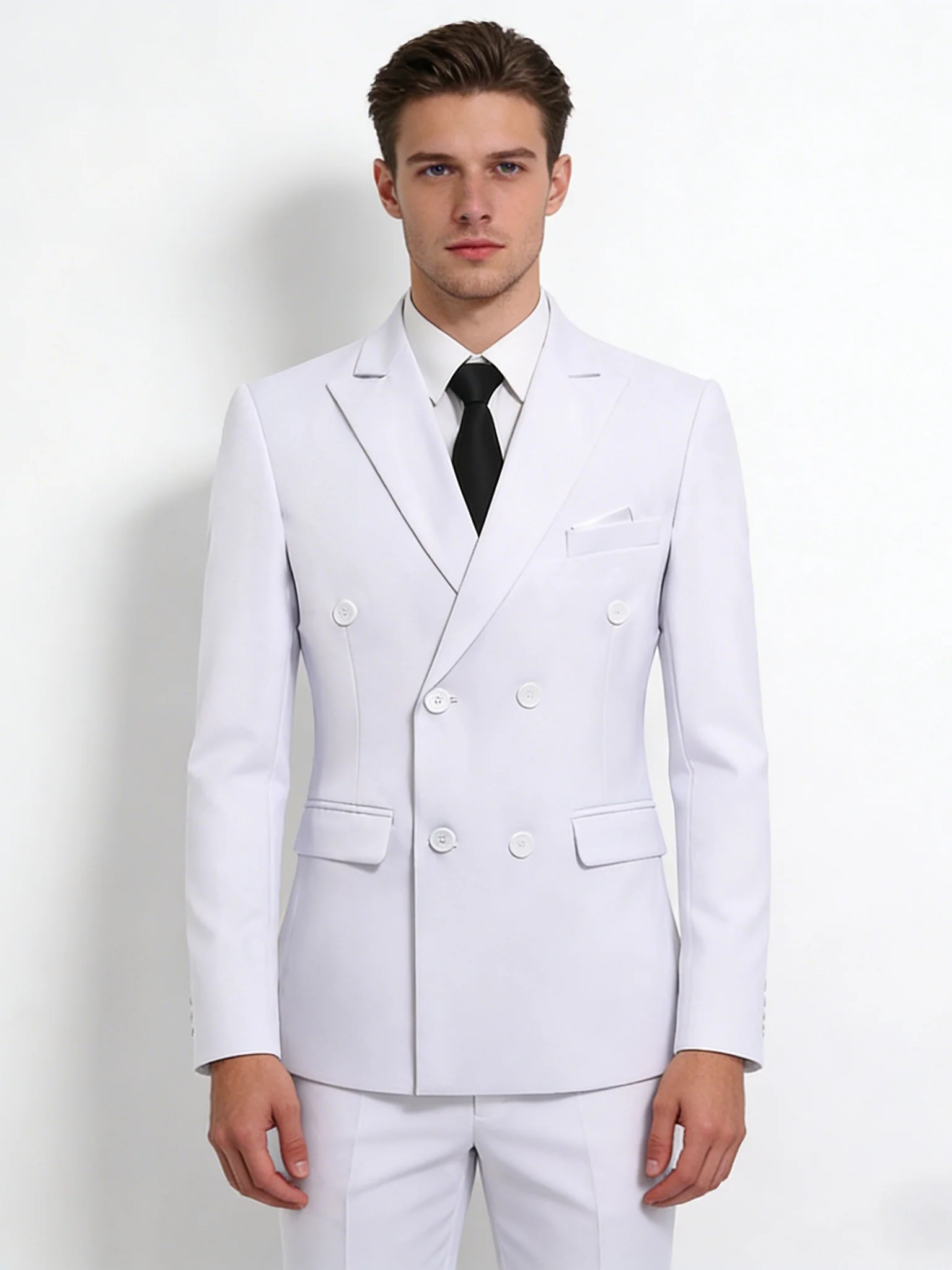 Business Slim-fit Suit Set 2-piece Sets