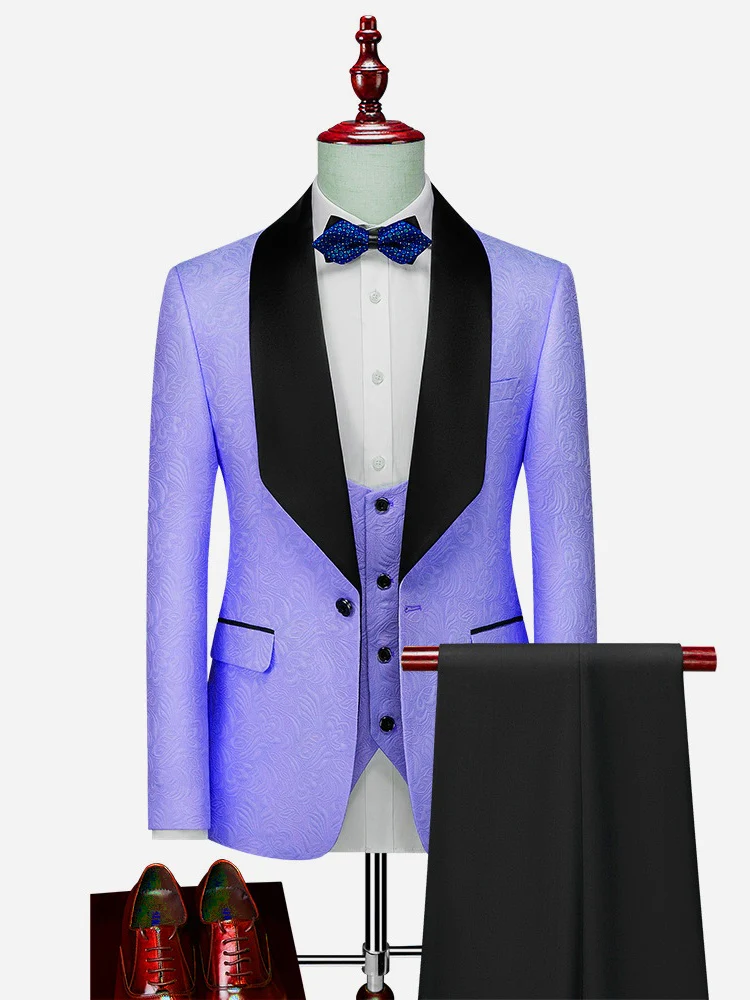 Business Leisure Suit Set 3-piece Sets - Image 21