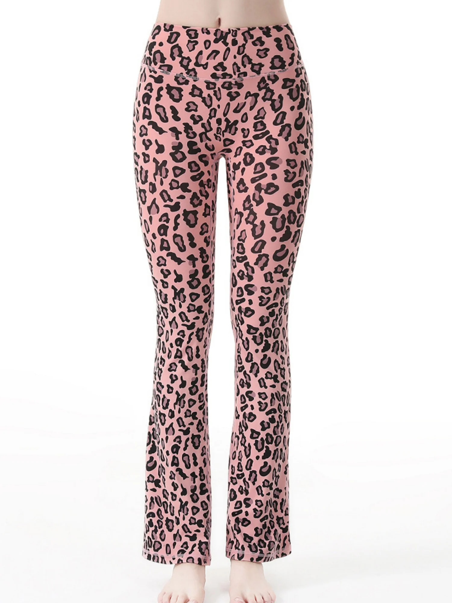 Leopard Print Yoga Slim Fit Hip Body Pants - Image 3