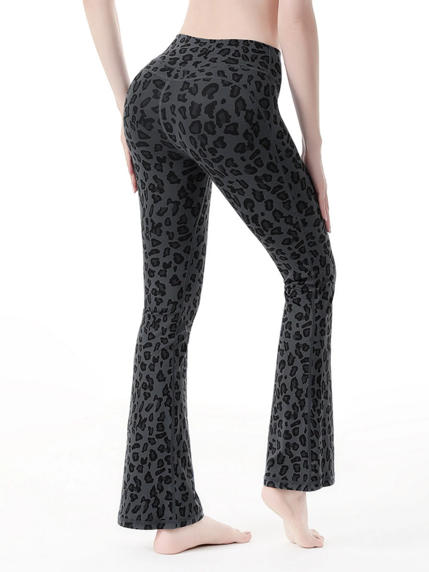 Leopard Print Yoga Slim Fit Hip Body Pants - Image 4