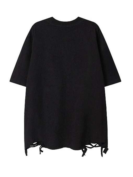 Vintage Hip Hop Loose-fit T-shirts - Image 3