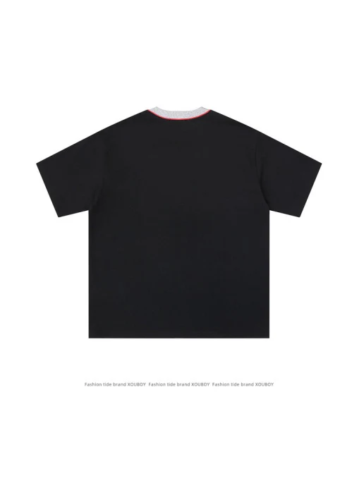 Vintage Letter Printed Loose-fit Ins T-shirts - Image 6