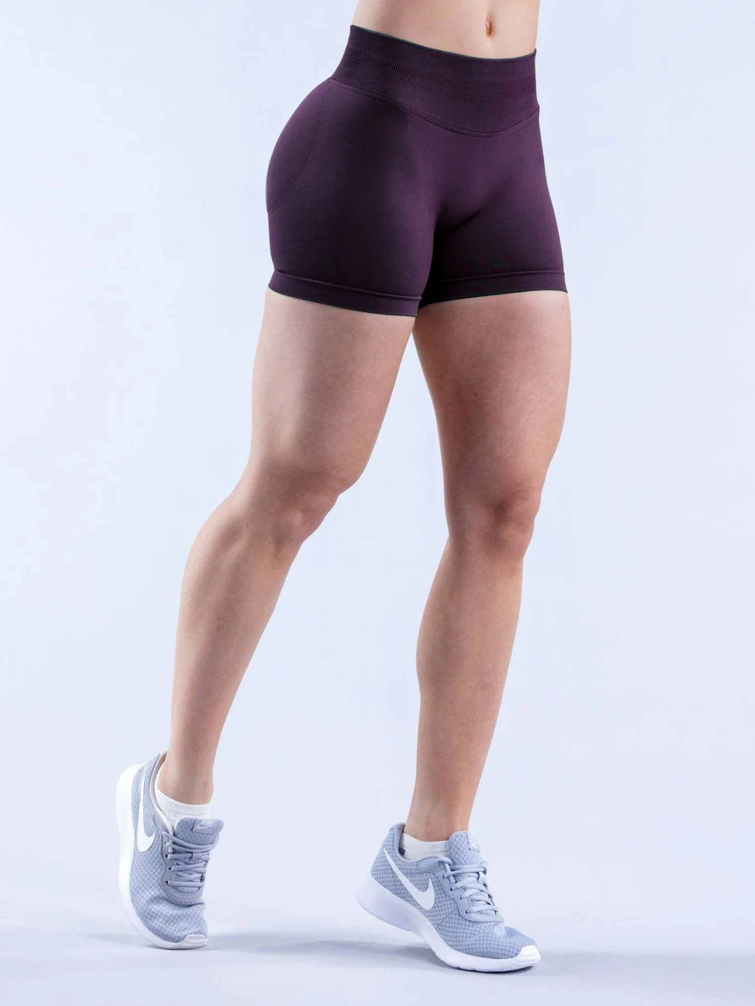 Seamless High-waisted Hip Lift Exercise Yoga Shorts - Image 23