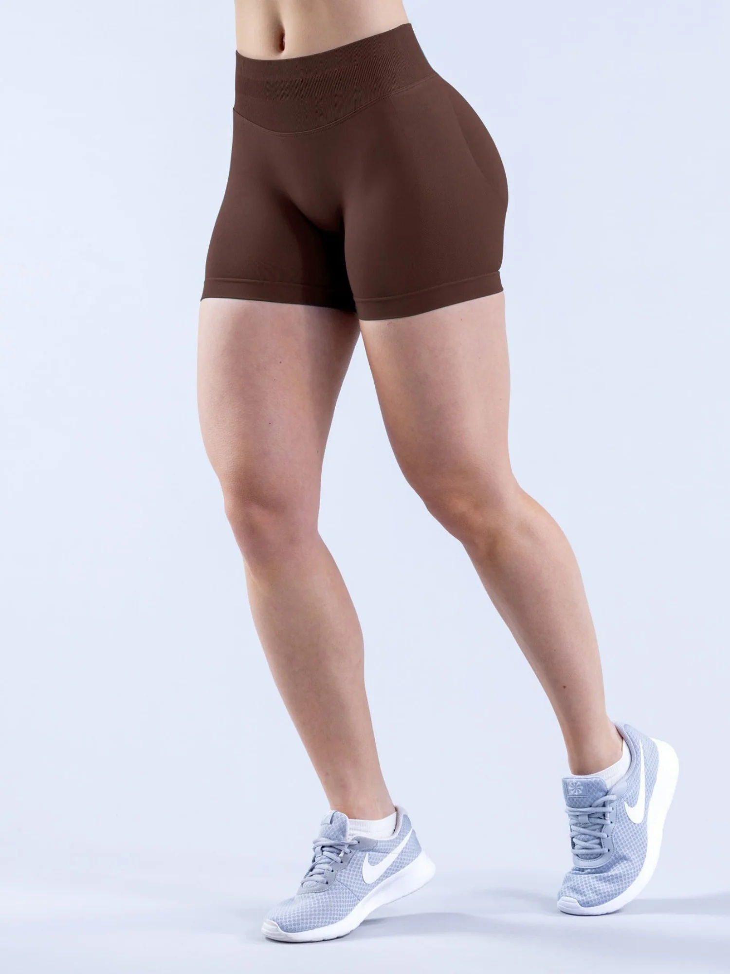 Seamless High-waisted Hip Lift Exercise Yoga Shorts - Image 29