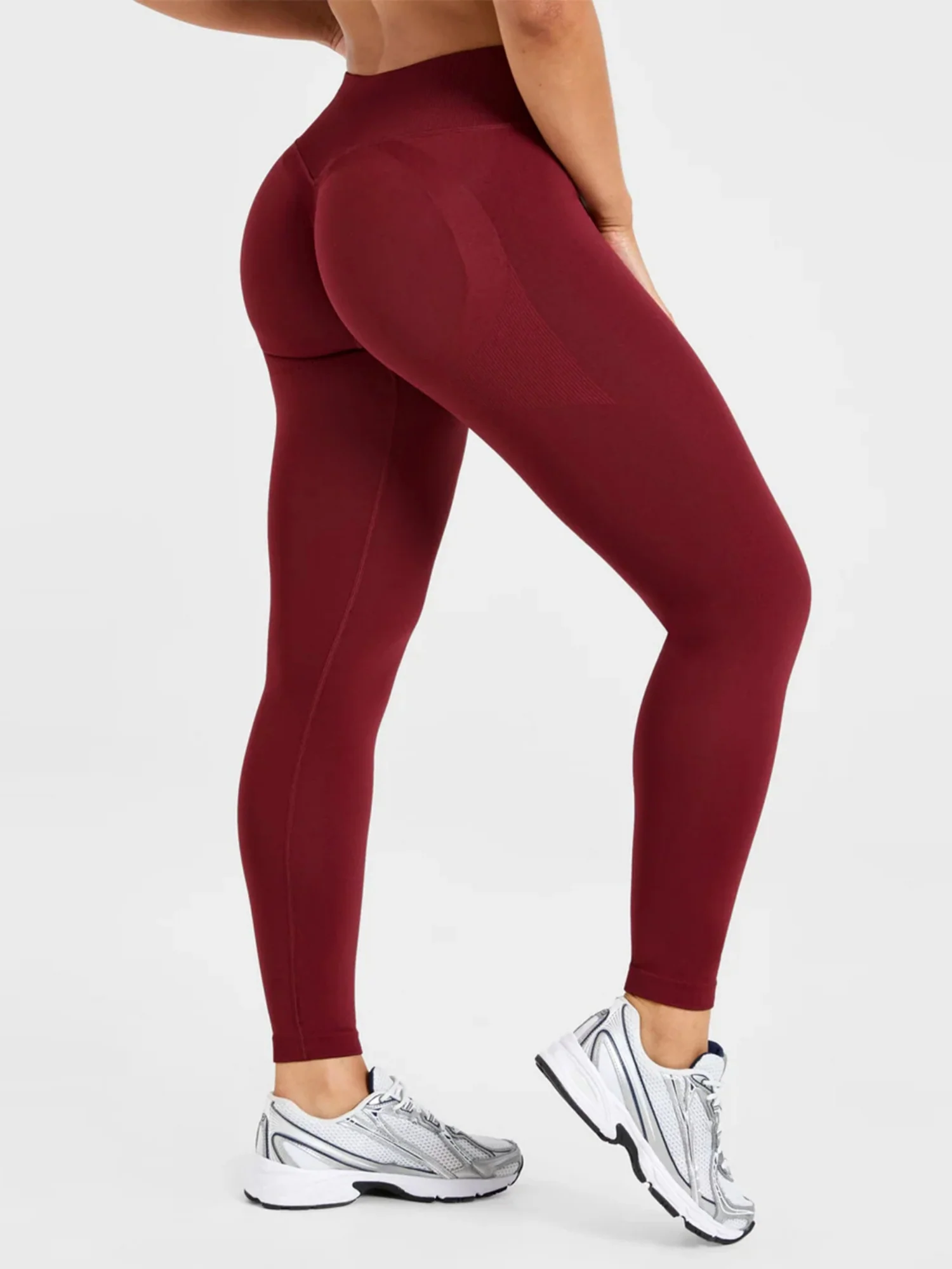 Seamless Quick-drying Abdominal Tightening And Buttock Lifting Exercise And Fitness Yoga Pants - Image 2