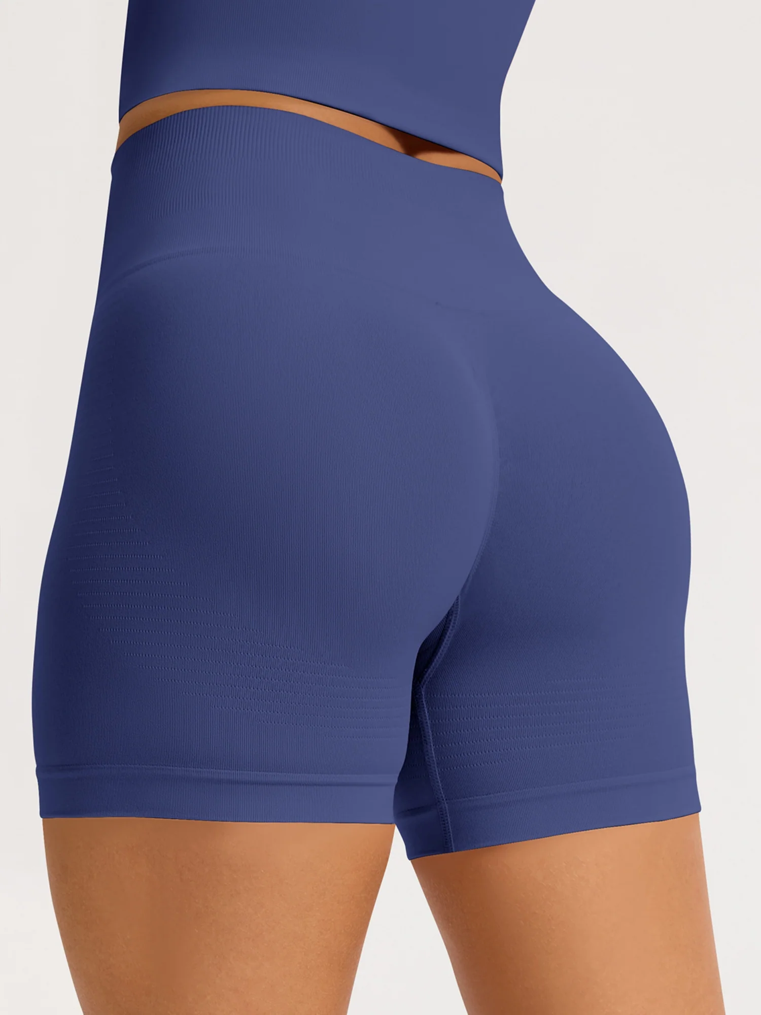 Seamless High-waisted Hip Lift Exercise And Fitness Yoga Shorts - Image 2