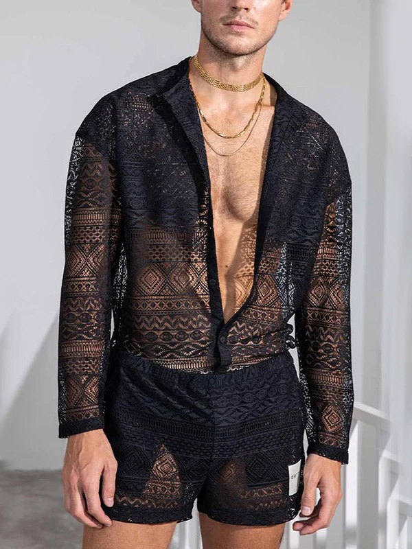 Hollow Out Vacation 2-piece Sets Set - Image 7