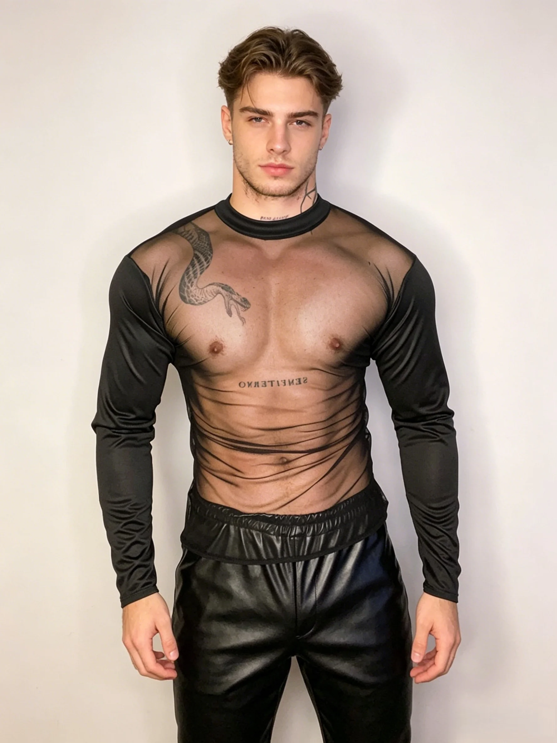 Sexy Mesh Perspective Lightweight T-shirts
