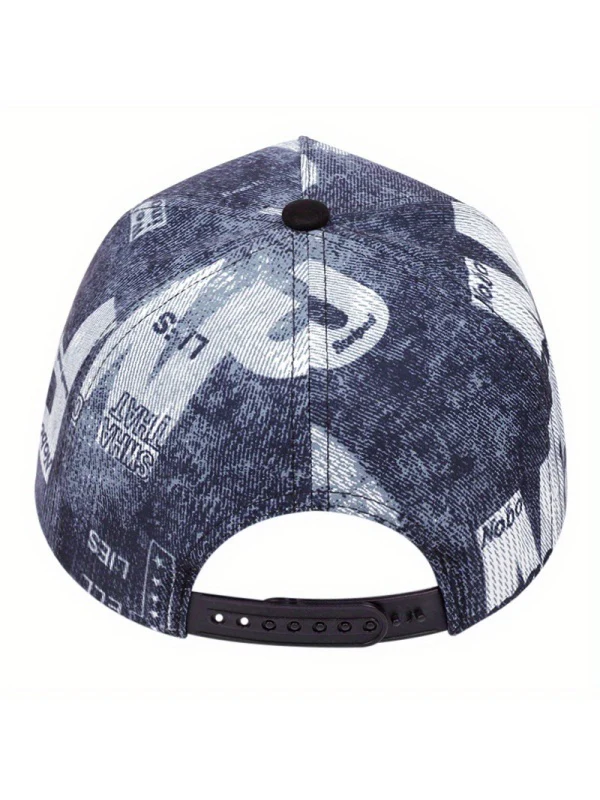 Embroidery Number Hip Hop Shade Flat-brimmed Hat Baseball Caps - Image 6