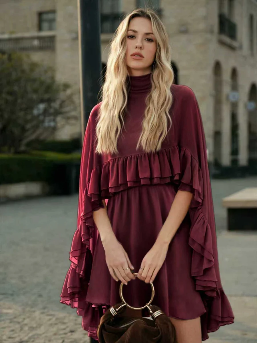 Camisoles Shawl Ruffle Chiffon 2-piece Sets - Image 7