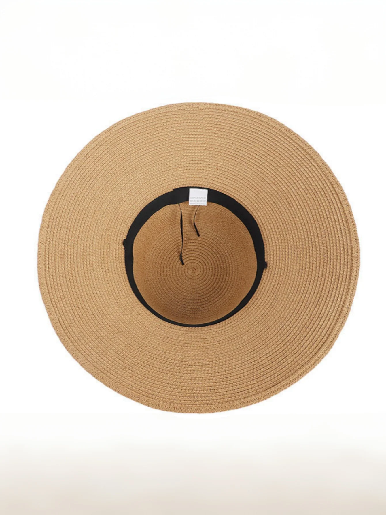 Dome-shaped Wide-brimmed Pearl-woven Band Sunshade And Sun Protection Beach Hat - Image 4