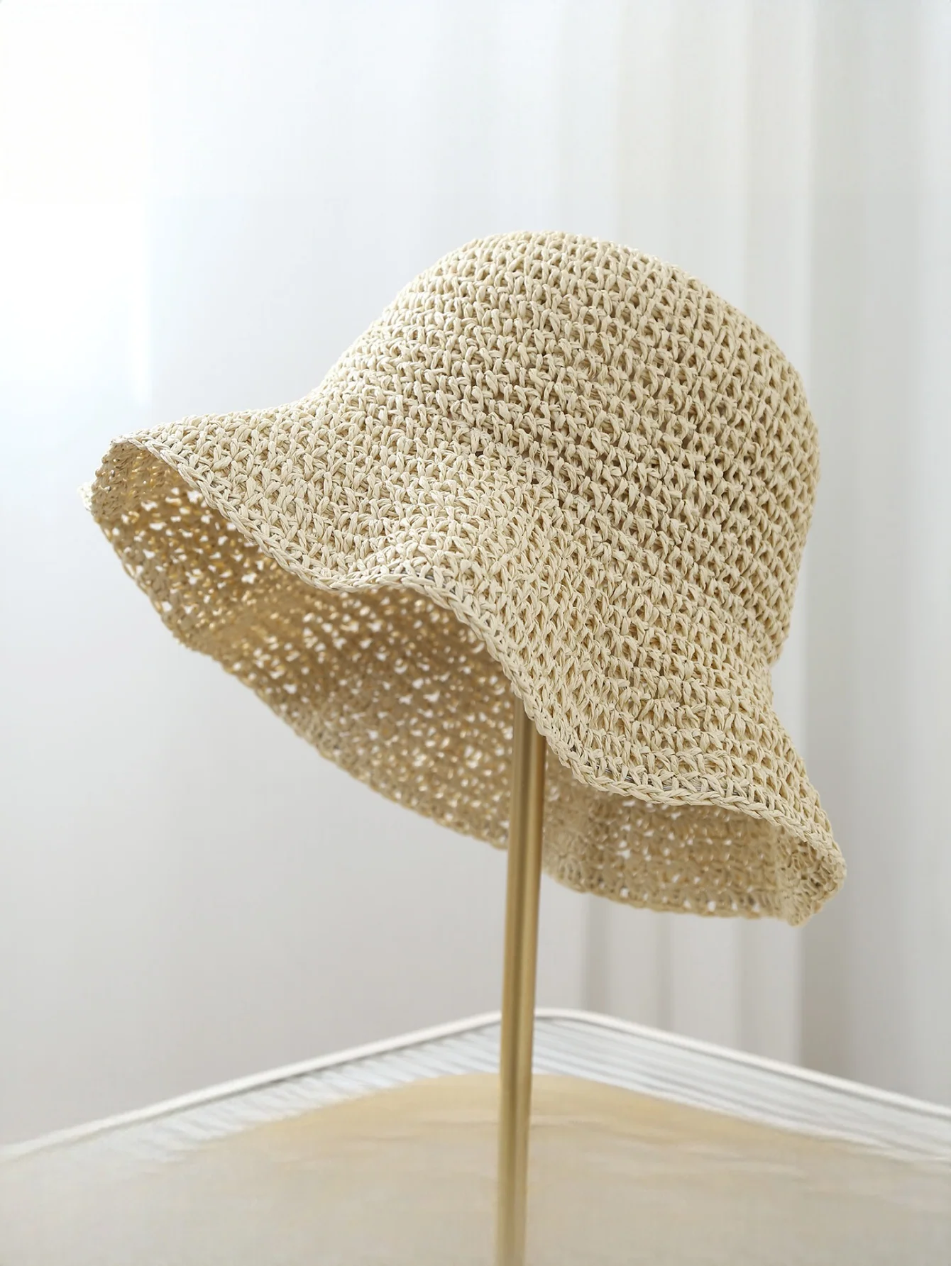 Woven Straw Hat - Image 3