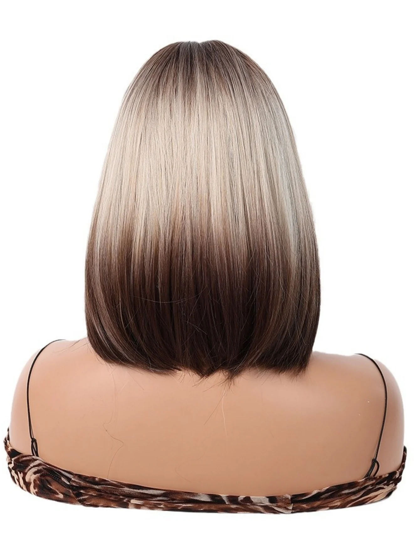 Gradient Color Synthetic Fiber Wig - Image 6