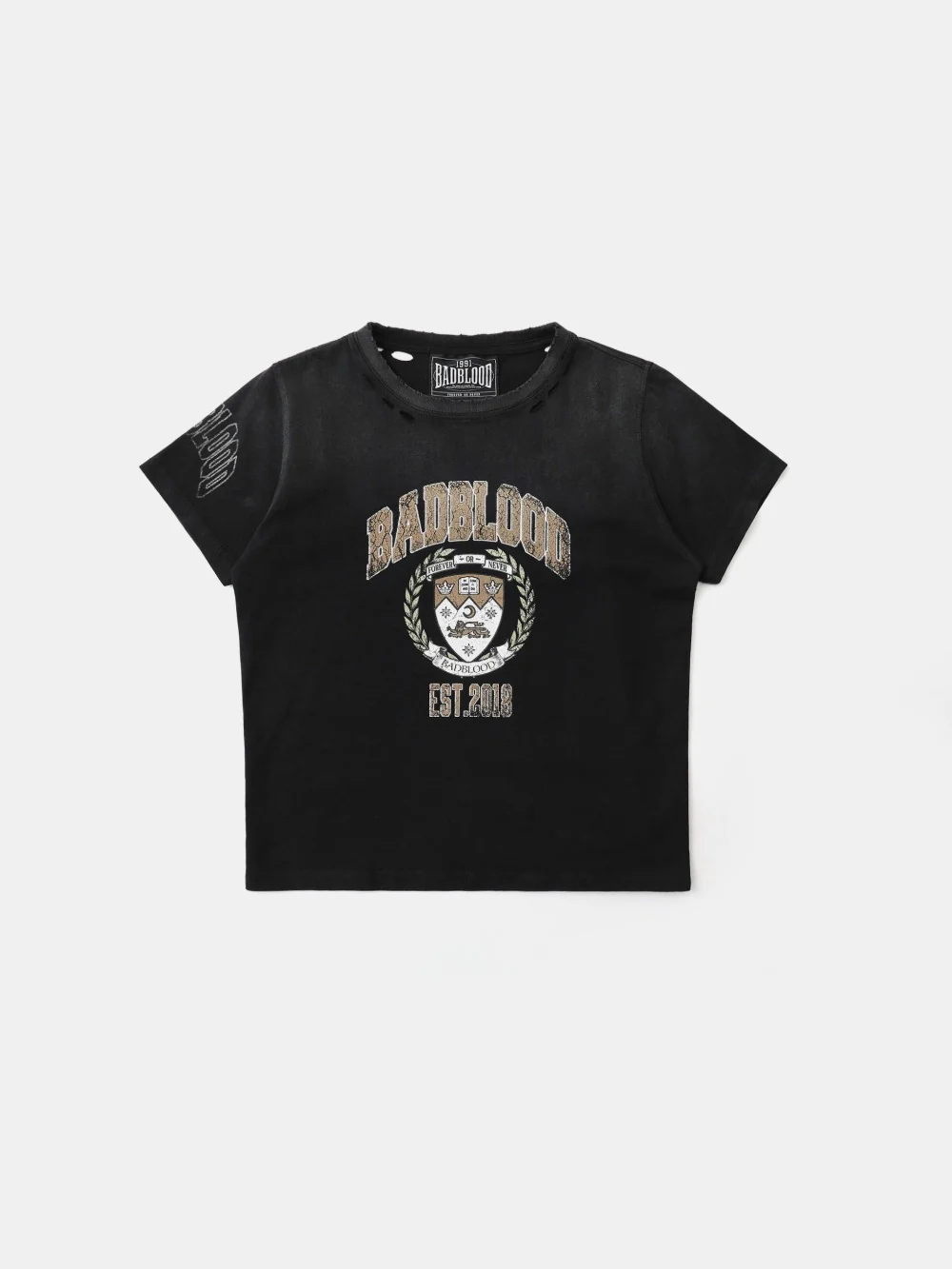 BADBLOOD Work Shop Printed Distressed T-shirts - Image 3