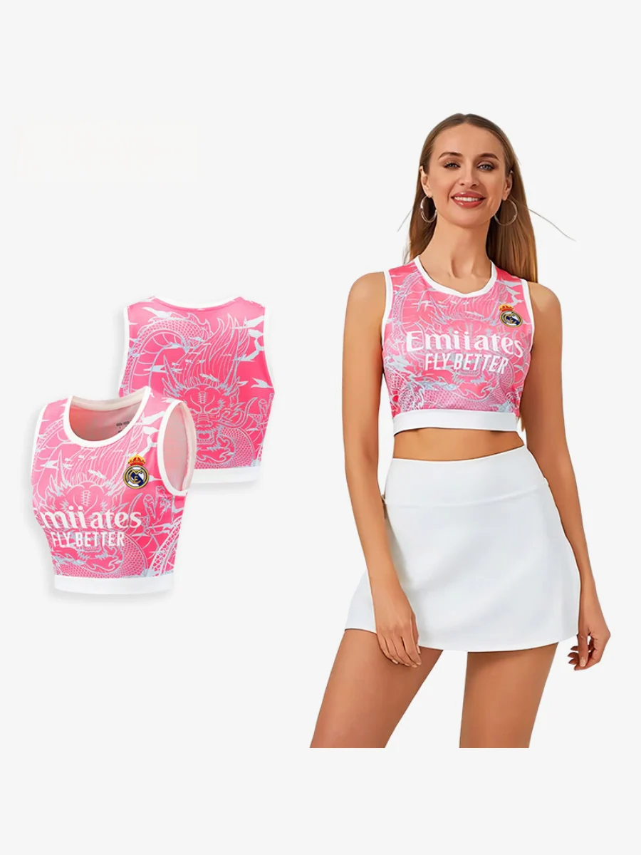 World Cup Football Babes' Crop Top Jersey – Short-Sleeve Sports Tank - Image 12