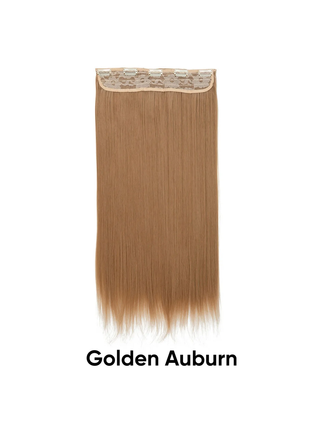 Seamless, Invisible, One-piece Long Straight Wig With Fluffy Hair - Image 15
