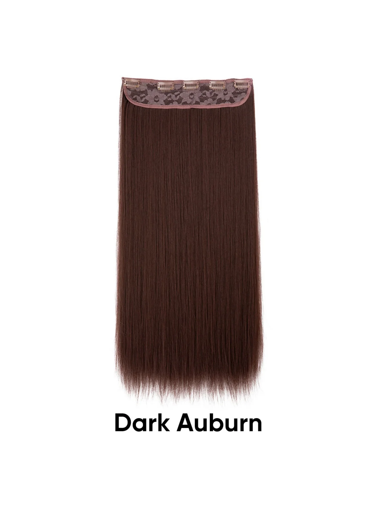 Seamless, Invisible, One-piece Long Straight Wig With Fluffy Hair - Image 17