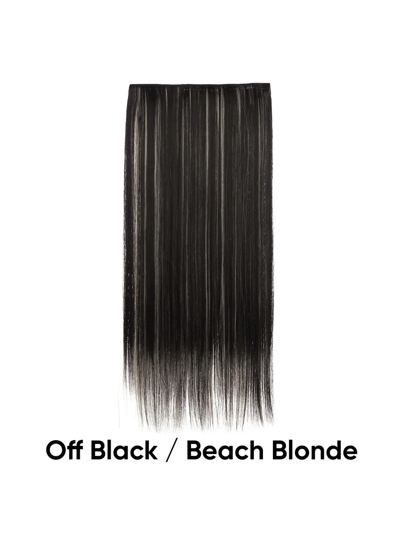 Seamless, Invisible, One-piece Long Straight Wig With Fluffy Hair - Image 7