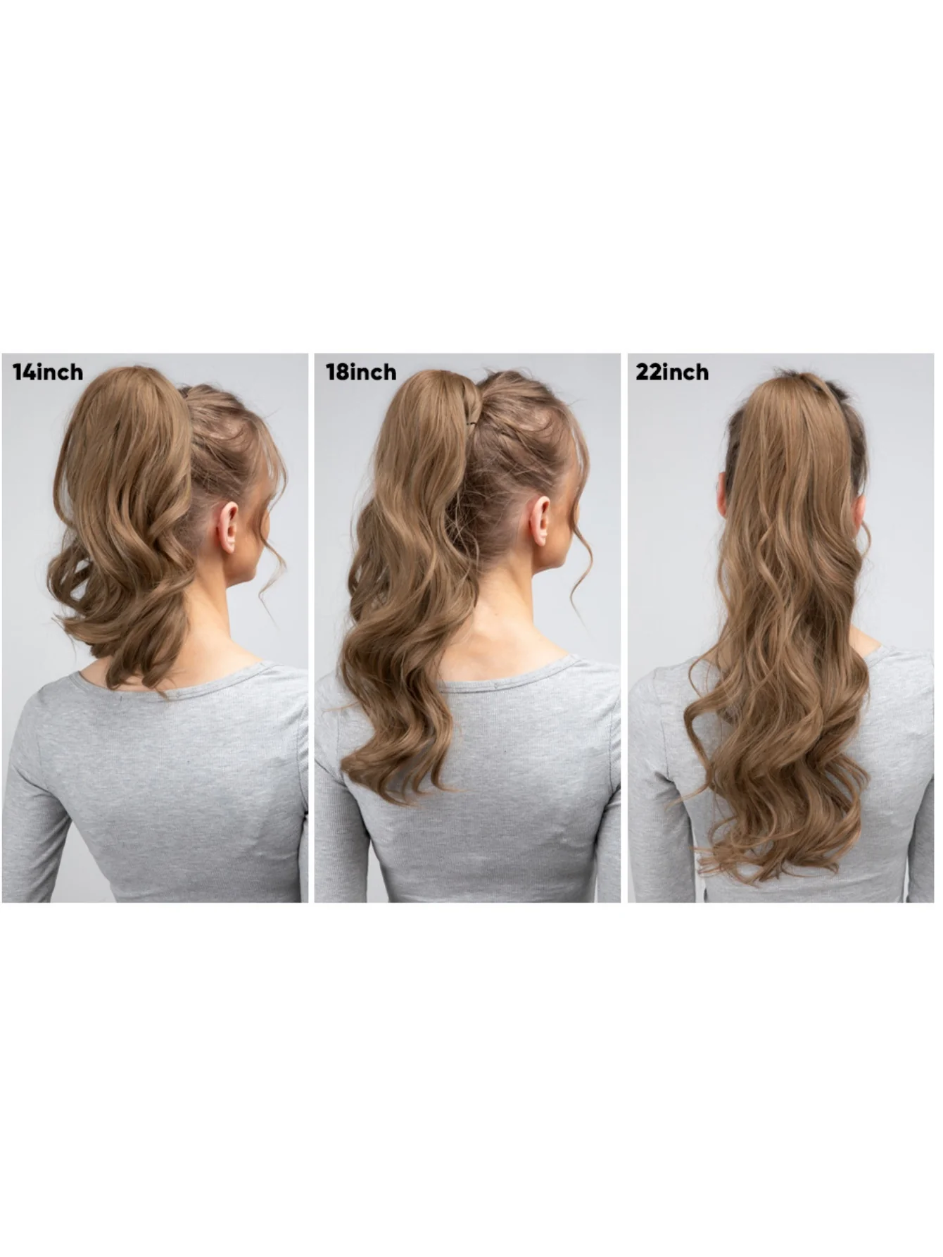 Long, Wavy, Natural Curl Wig With Wrap-around Design - Image 4
