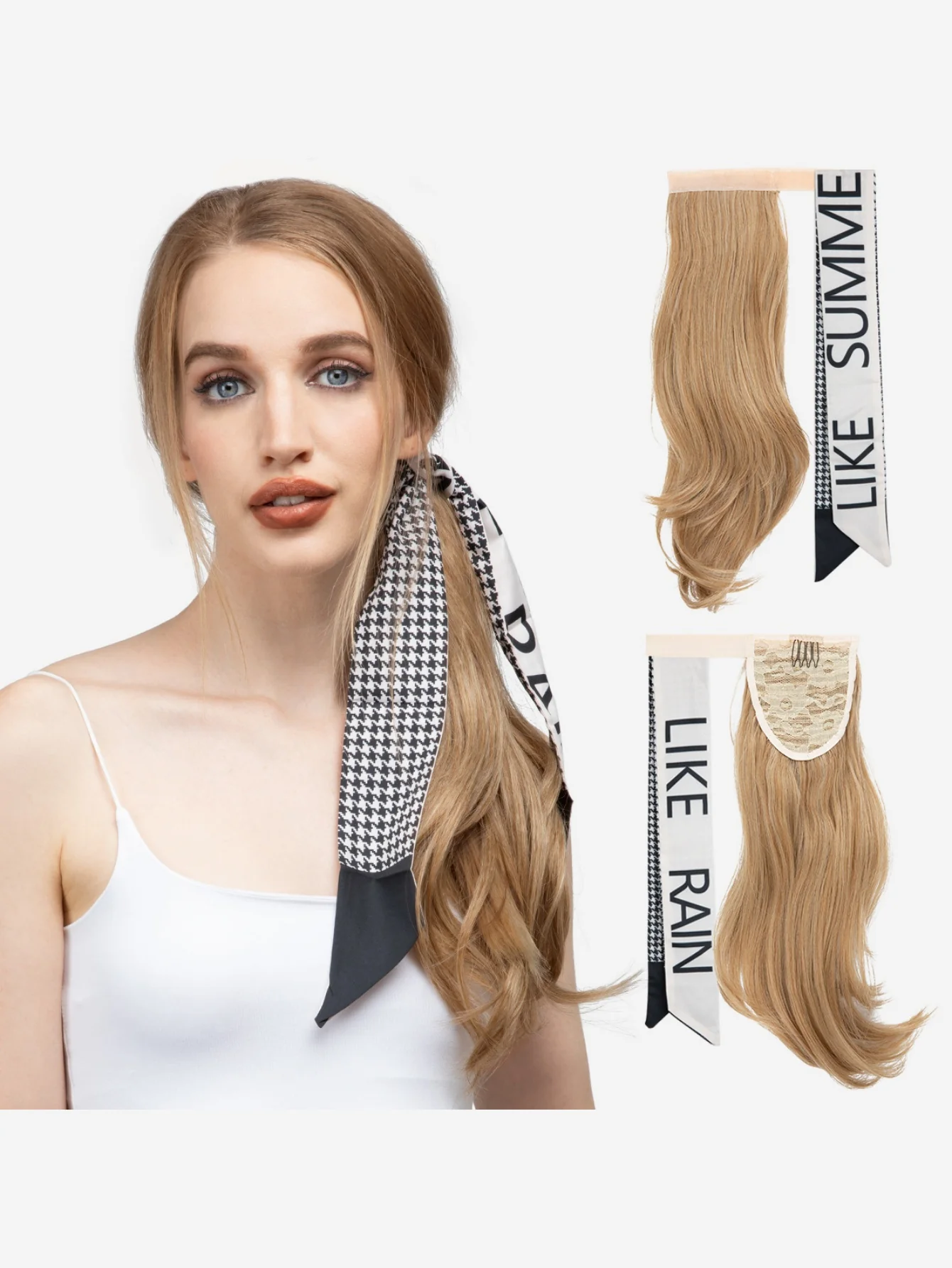Long Curly Wig With Headband - Image 7