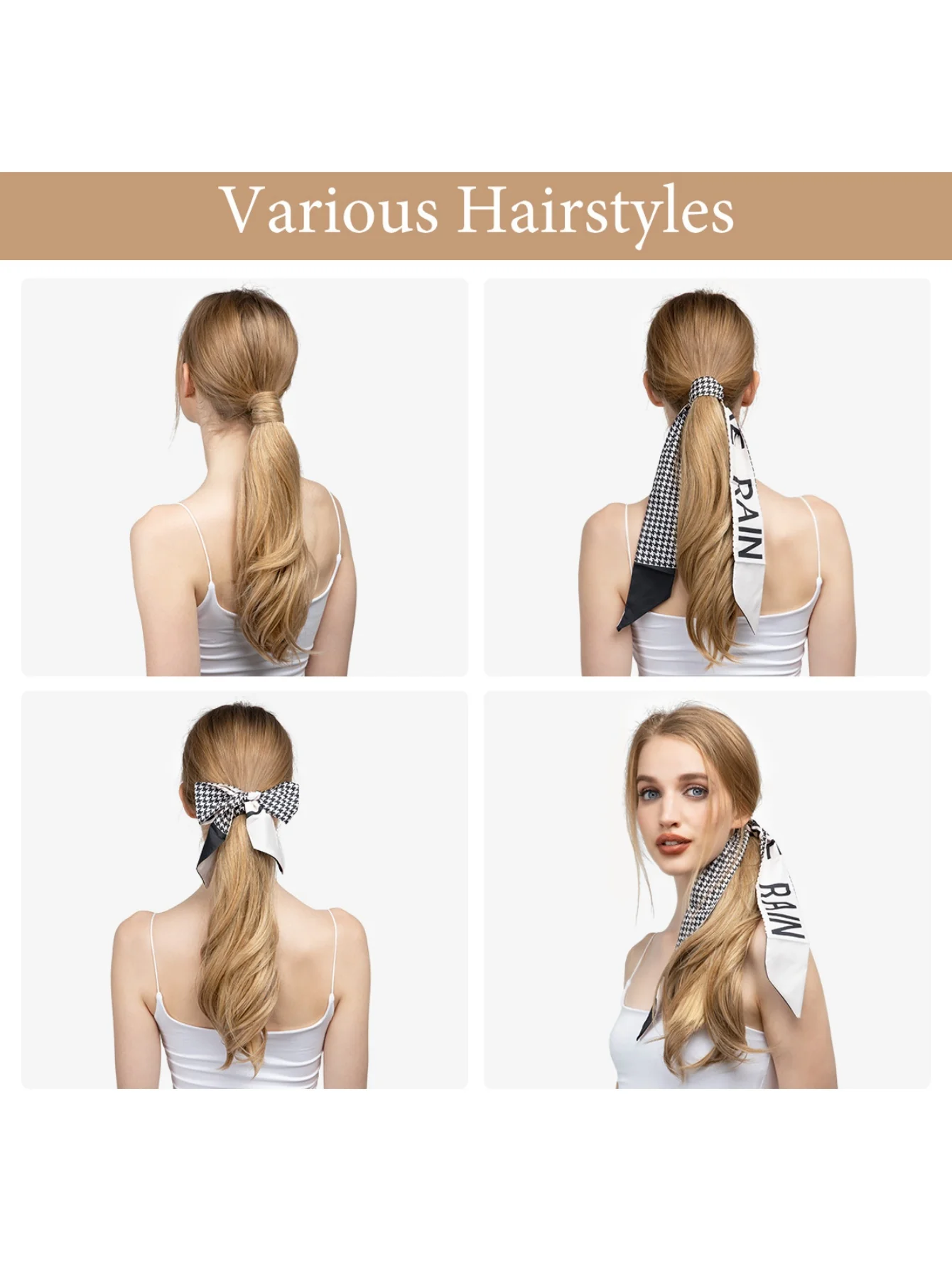 Long Curly Wig With Headband - Image 8