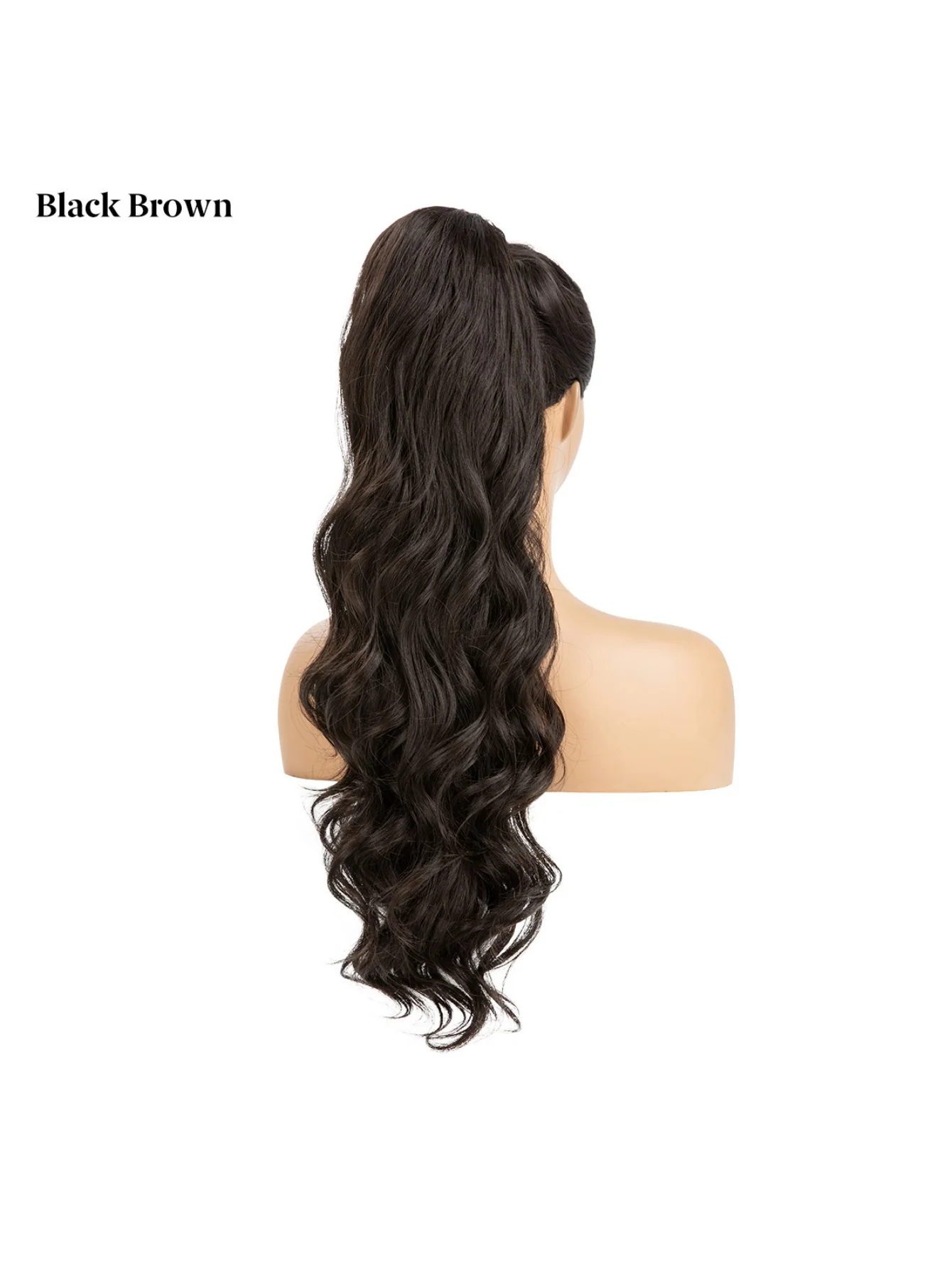 Water Ripple Drawstring Style High-temperature Synthetic Fiber Long Curly Hair - Image 11