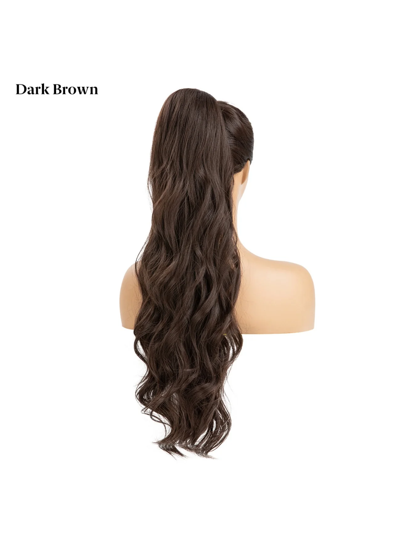 Water Ripple Drawstring Style High-temperature Synthetic Fiber Long Curly Hair - Image 12