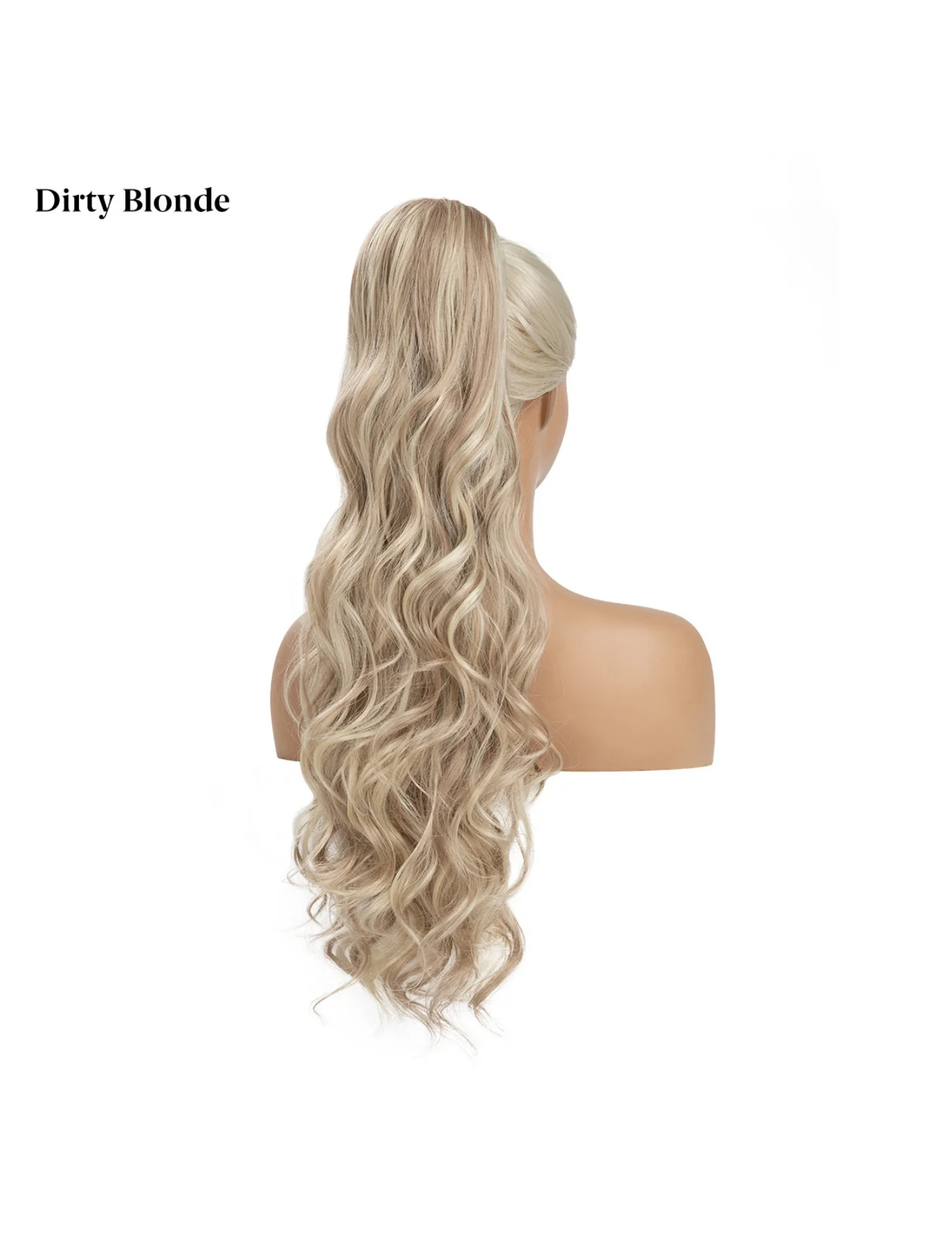 Water Ripple Drawstring Style High-temperature Synthetic Fiber Long Curly Hair - Image 13