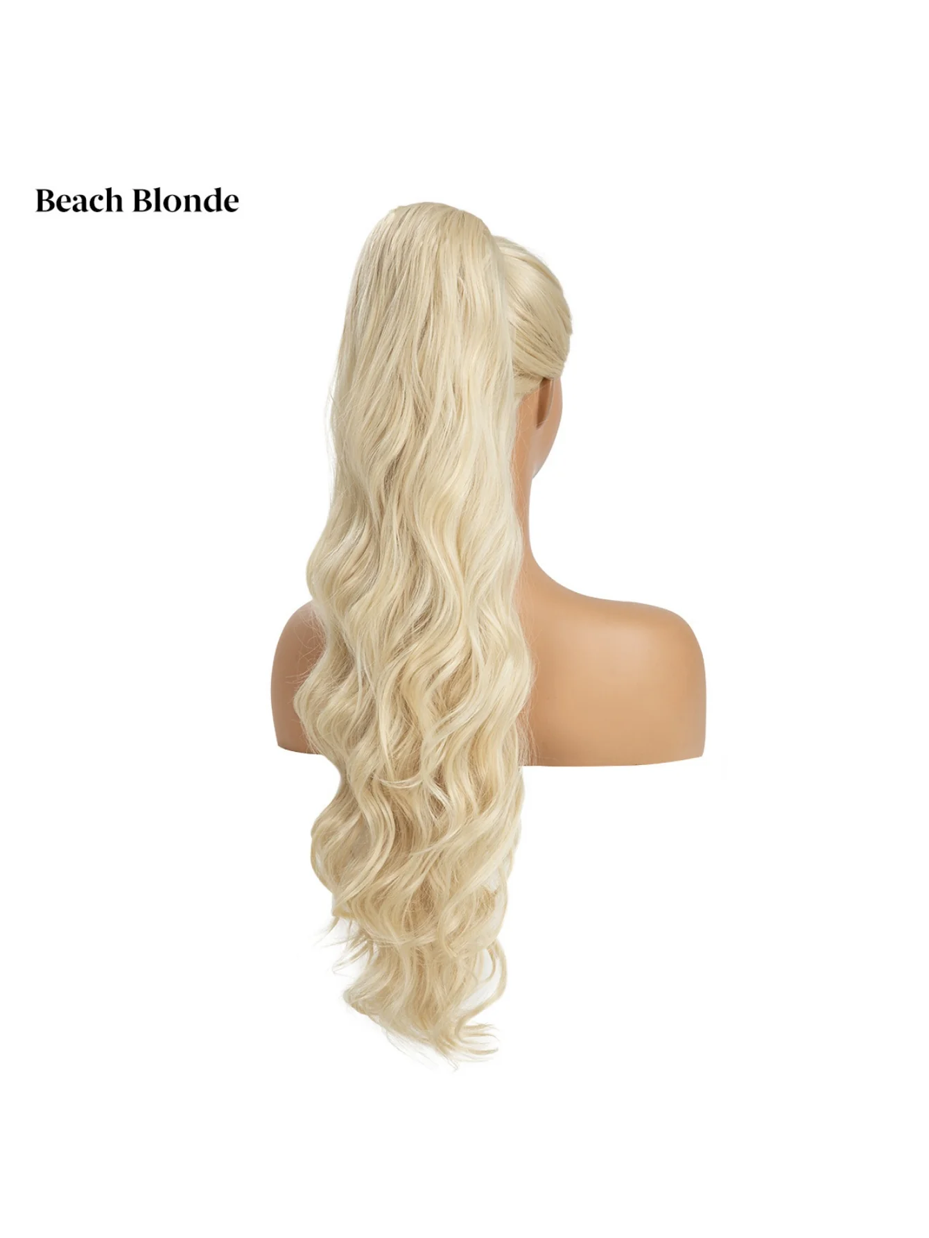Water Ripple Drawstring Style High-temperature Synthetic Fiber Long Curly Hair - Image 15