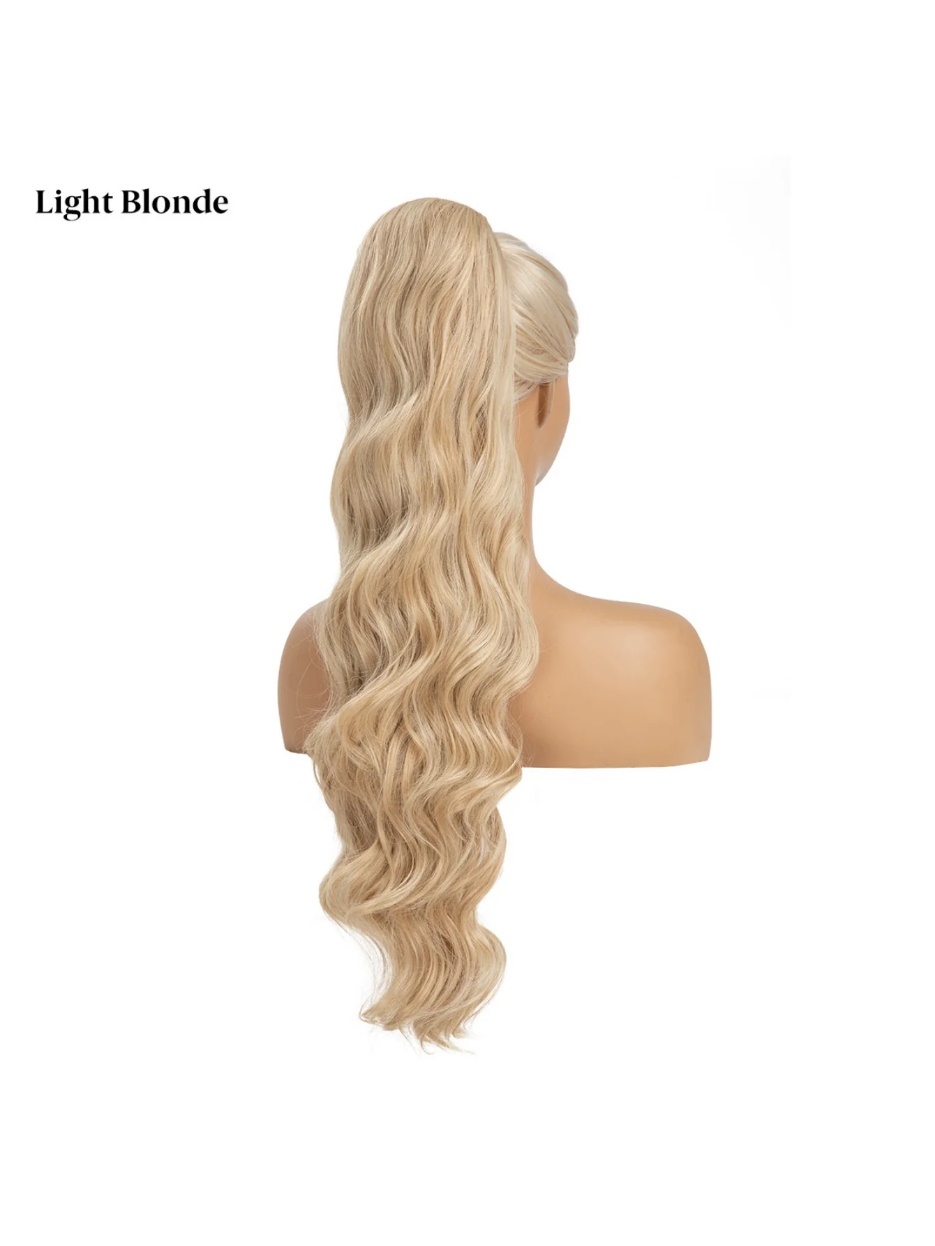 Water Ripple Drawstring Style High-temperature Synthetic Fiber Long Curly Hair - Image 17