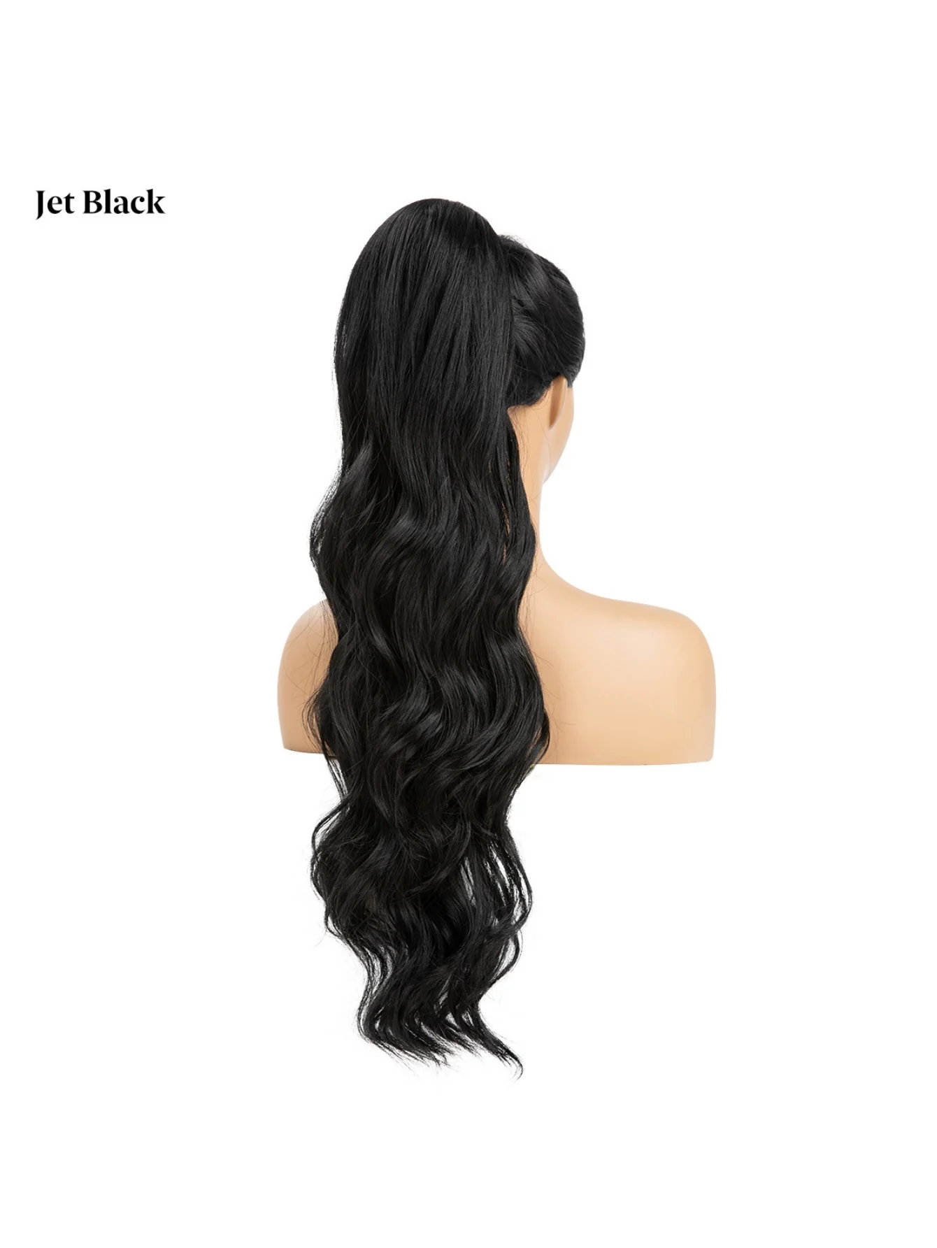 Water Ripple Drawstring Style High-temperature Synthetic Fiber Long Curly Hair - Image 7