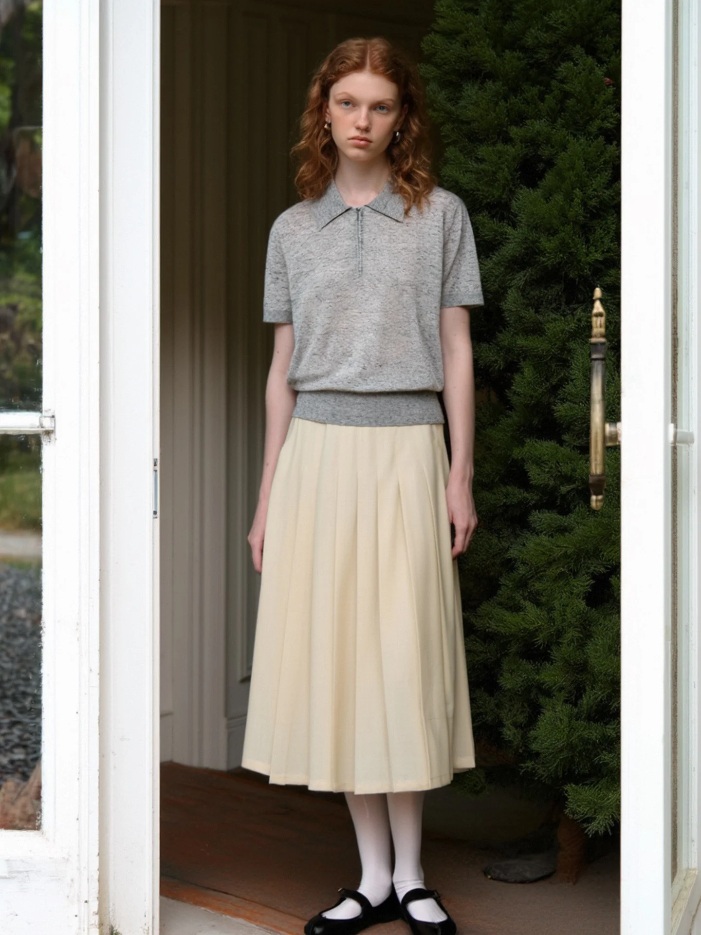 Soft And Cozy Fine Wool Basic Solid Color T-shirt - Image 14