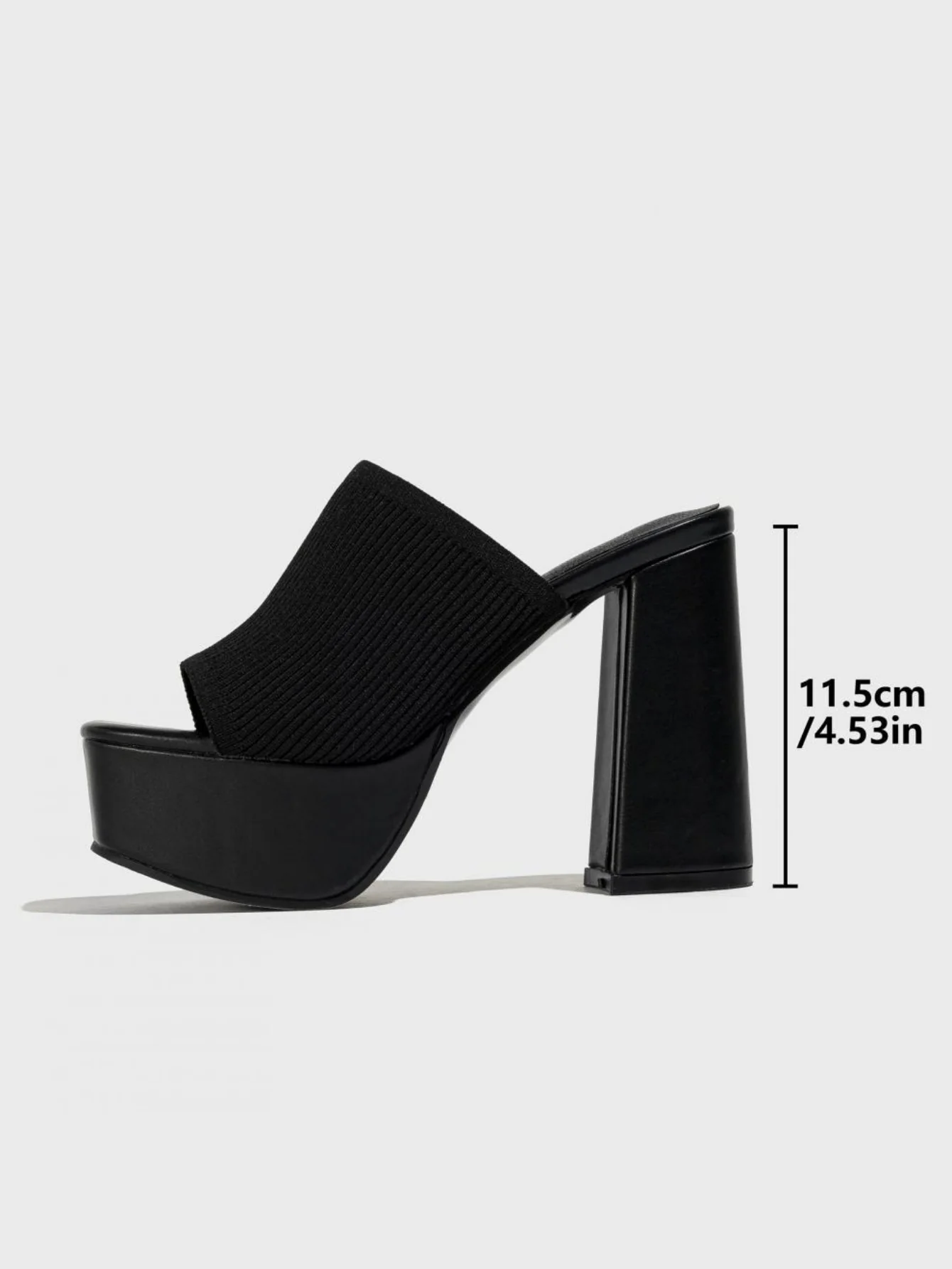 Flyknit Fashion Chunky Heel Waterproof Platform Outdoor Street Sandals - Image 18