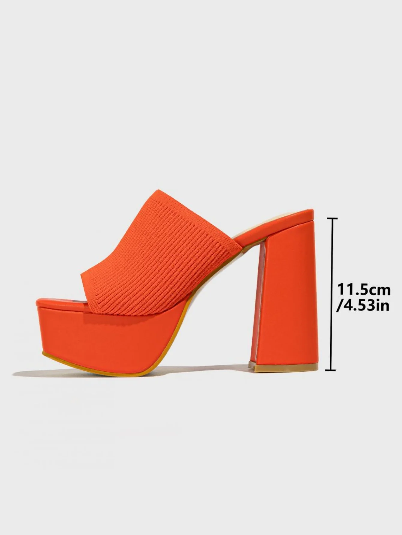 Flyknit Fashion Chunky Heel Waterproof Platform Outdoor Street Sandals - Image 24