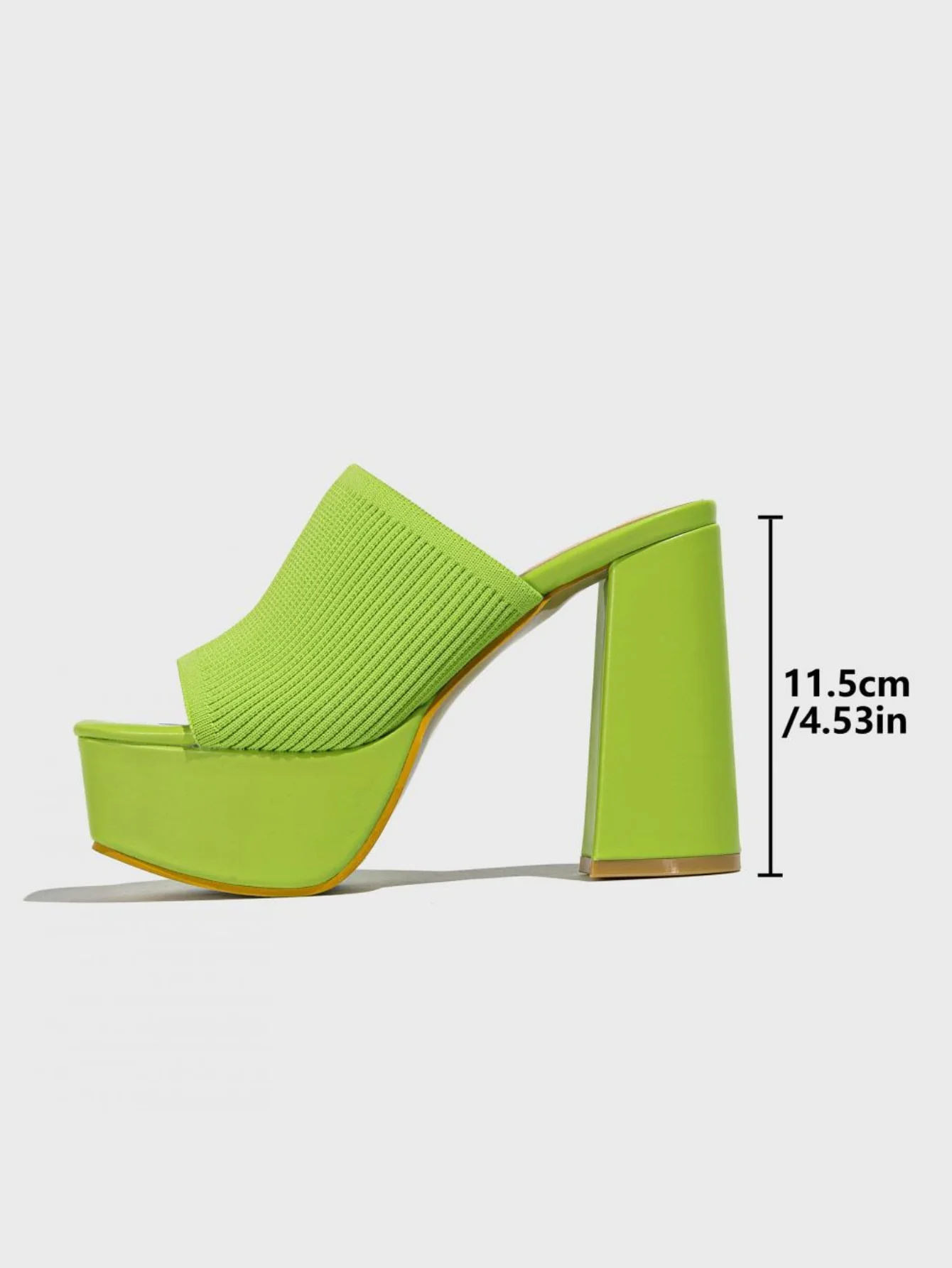 Flyknit Fashion Chunky Heel Waterproof Platform Outdoor Street Sandals - Image 30