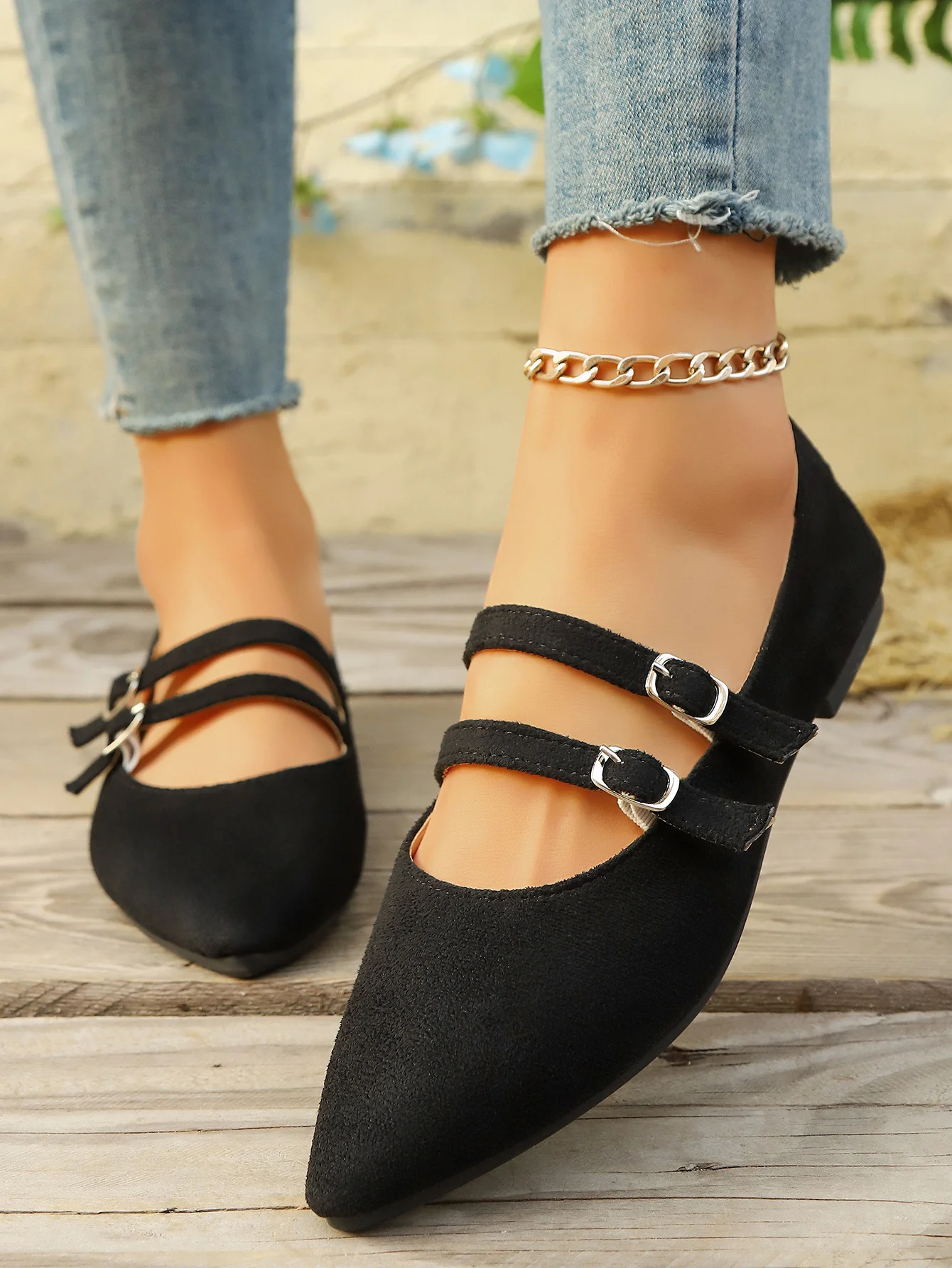 Leopard Print Mary Jane Flats - Image 14