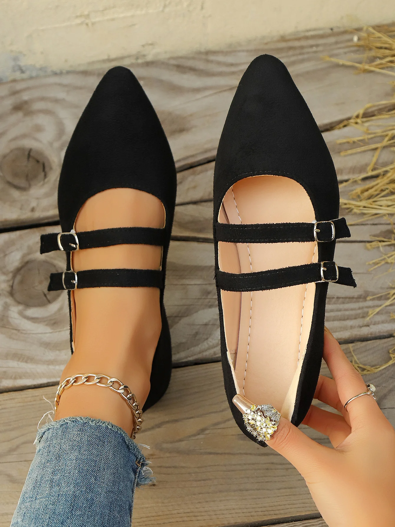 Leopard Print Mary Jane Flats - Image 16
