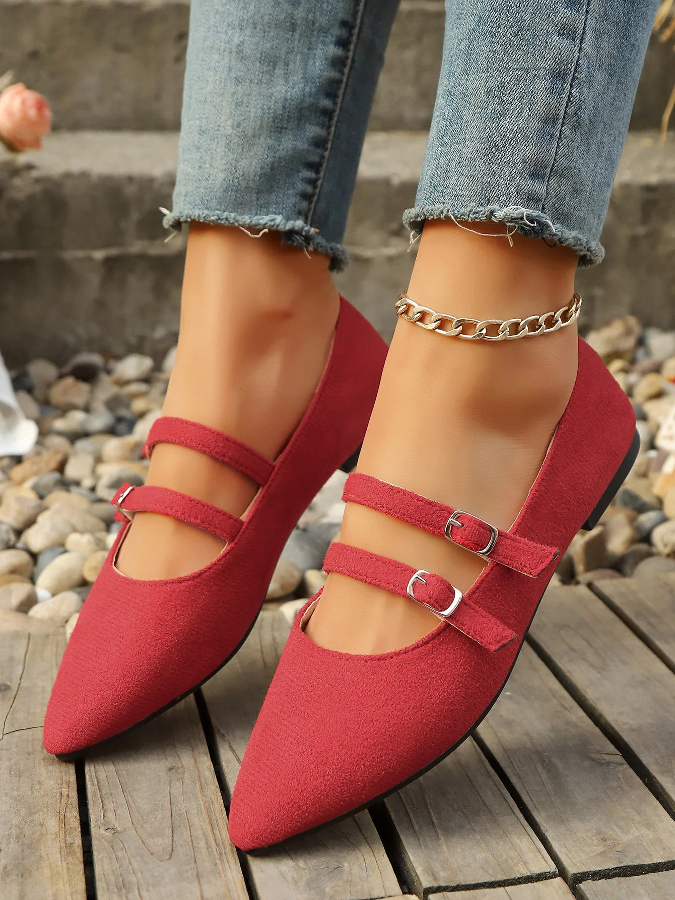 Leopard Print Mary Jane Flats - Image 21
