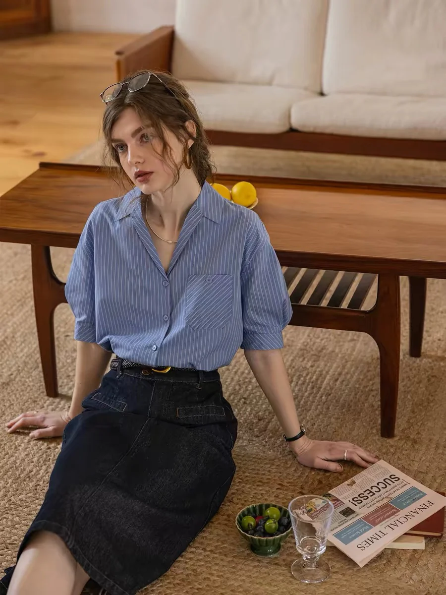 Striped Work Shirt - Image 11