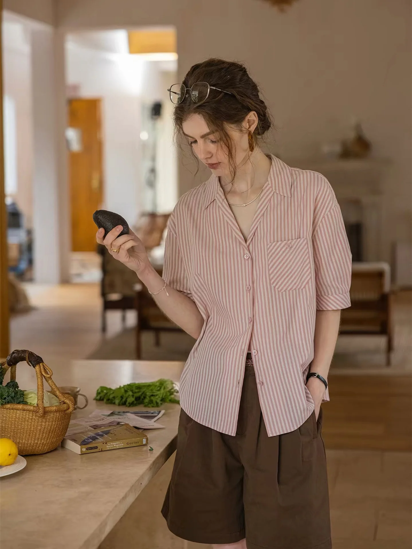 Striped Work Shirt - Image 6
