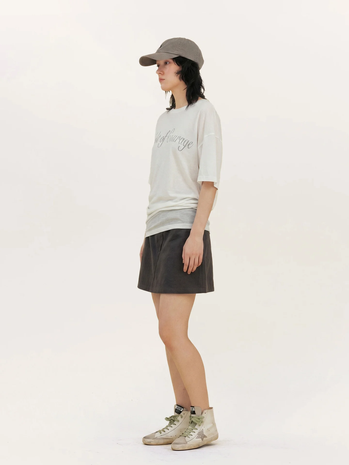 Creative Asymmetrical Print Top - Image 11